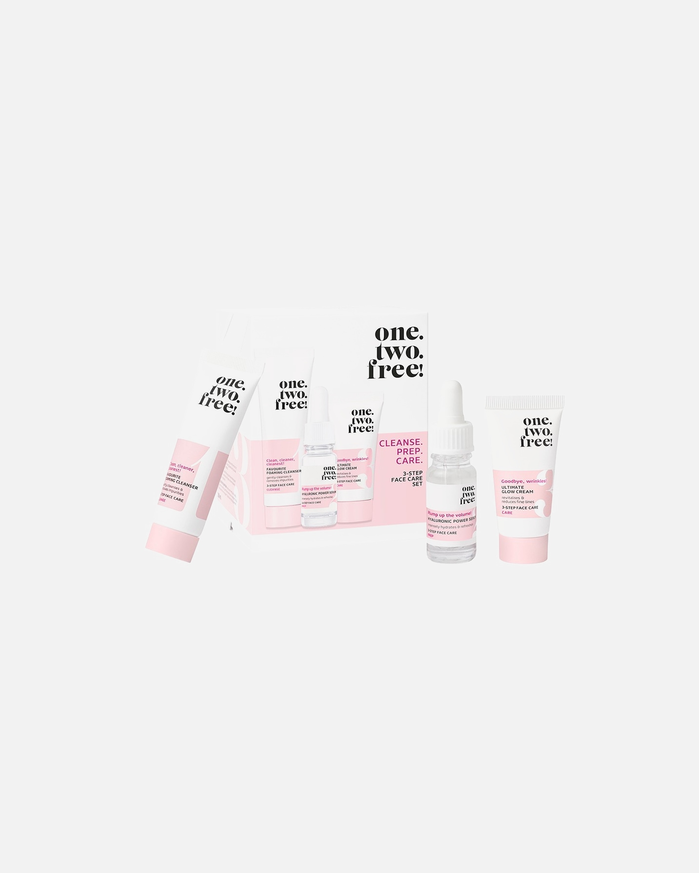 Set de tratamiento facial para Unisex one.two.free! Starter Kit 1 Pieza