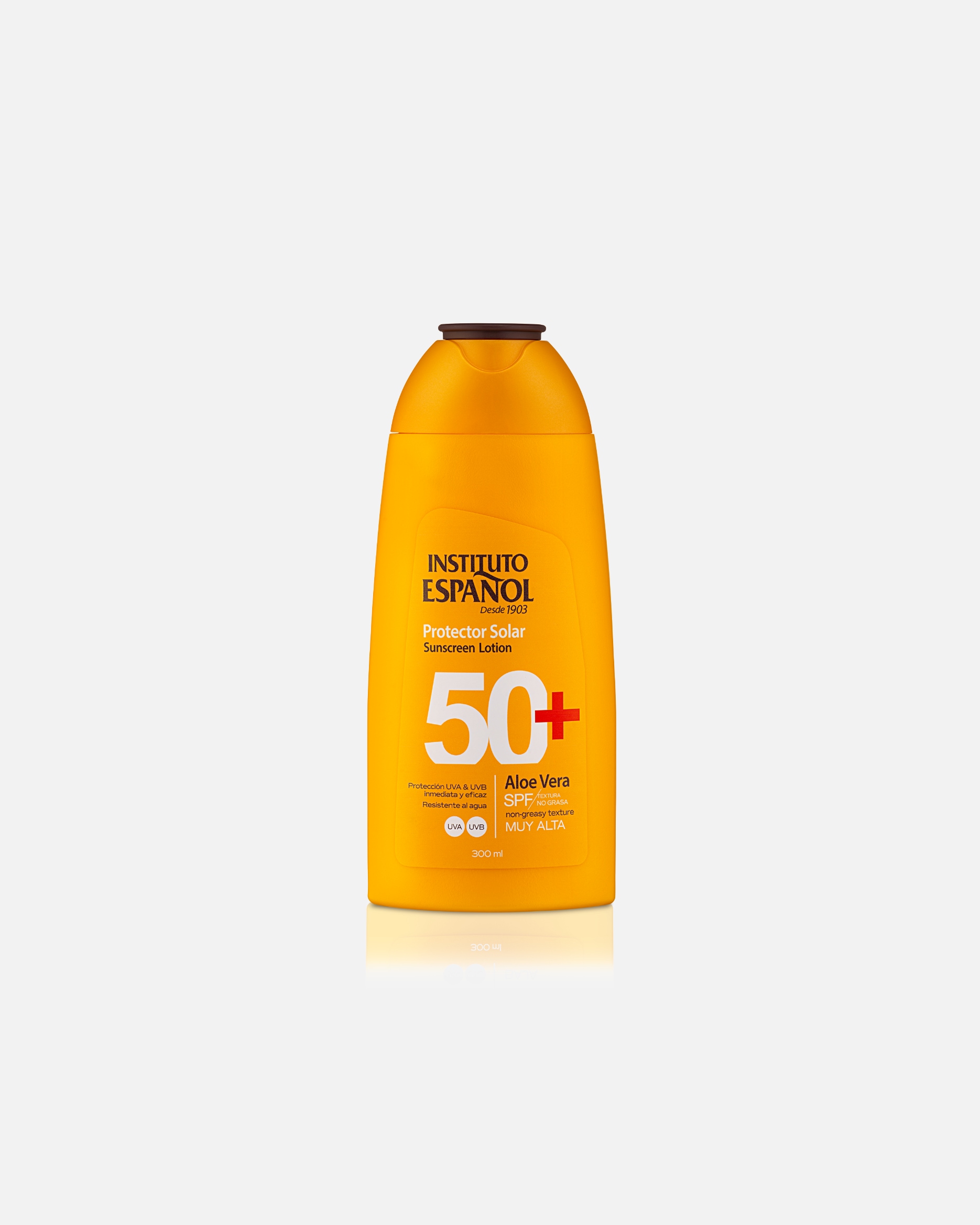 Crema solar para Unisex Instituto Español ALOE VERA SPF50+ 300 ml