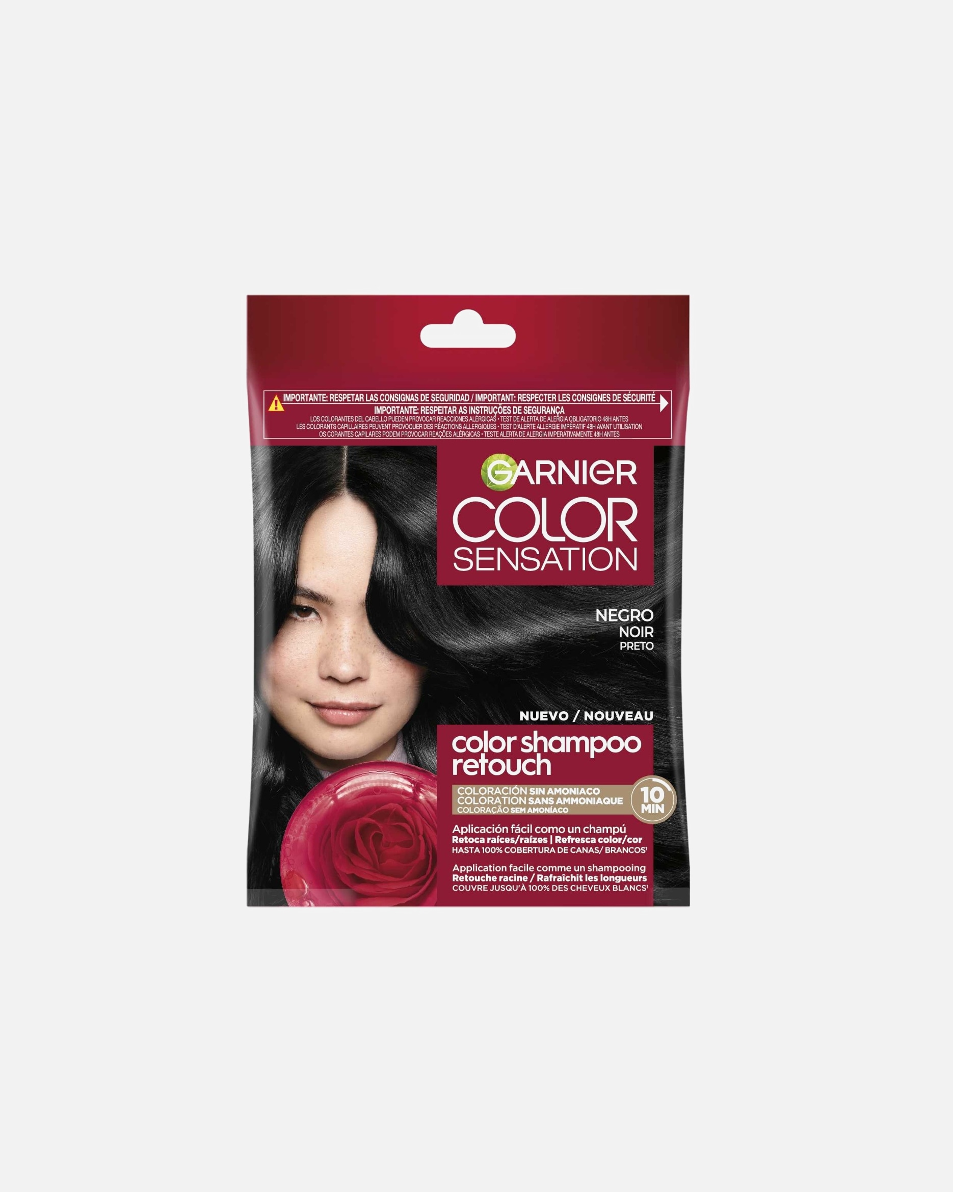 Tinte Capilar para Unisex Garnier Color Sensation Shampoo 1.0 BLACK