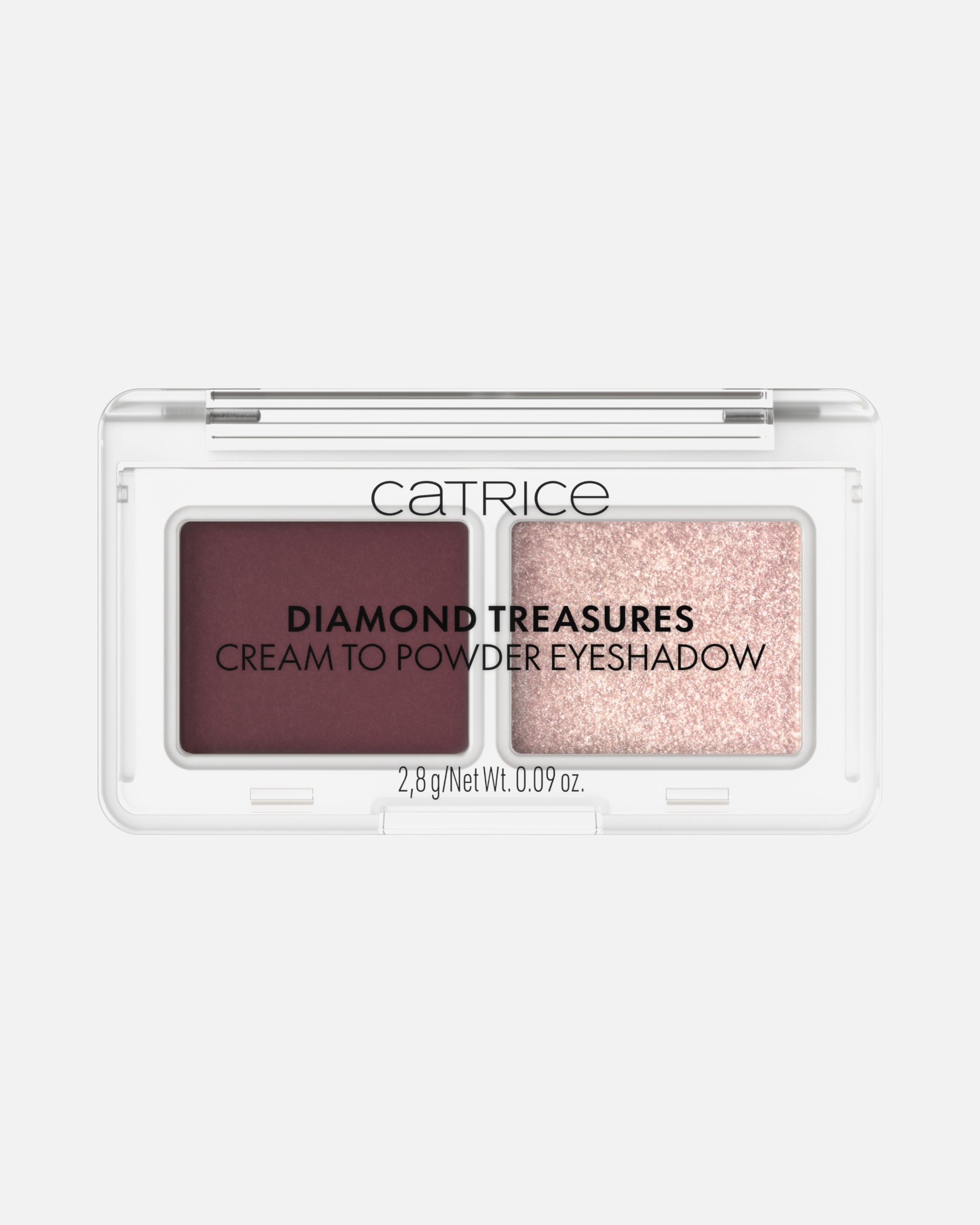 Sombra de ojos para Unisex Catrice Diamond Treasures Cream to Powder 060 - BURGUNDY GLITZ