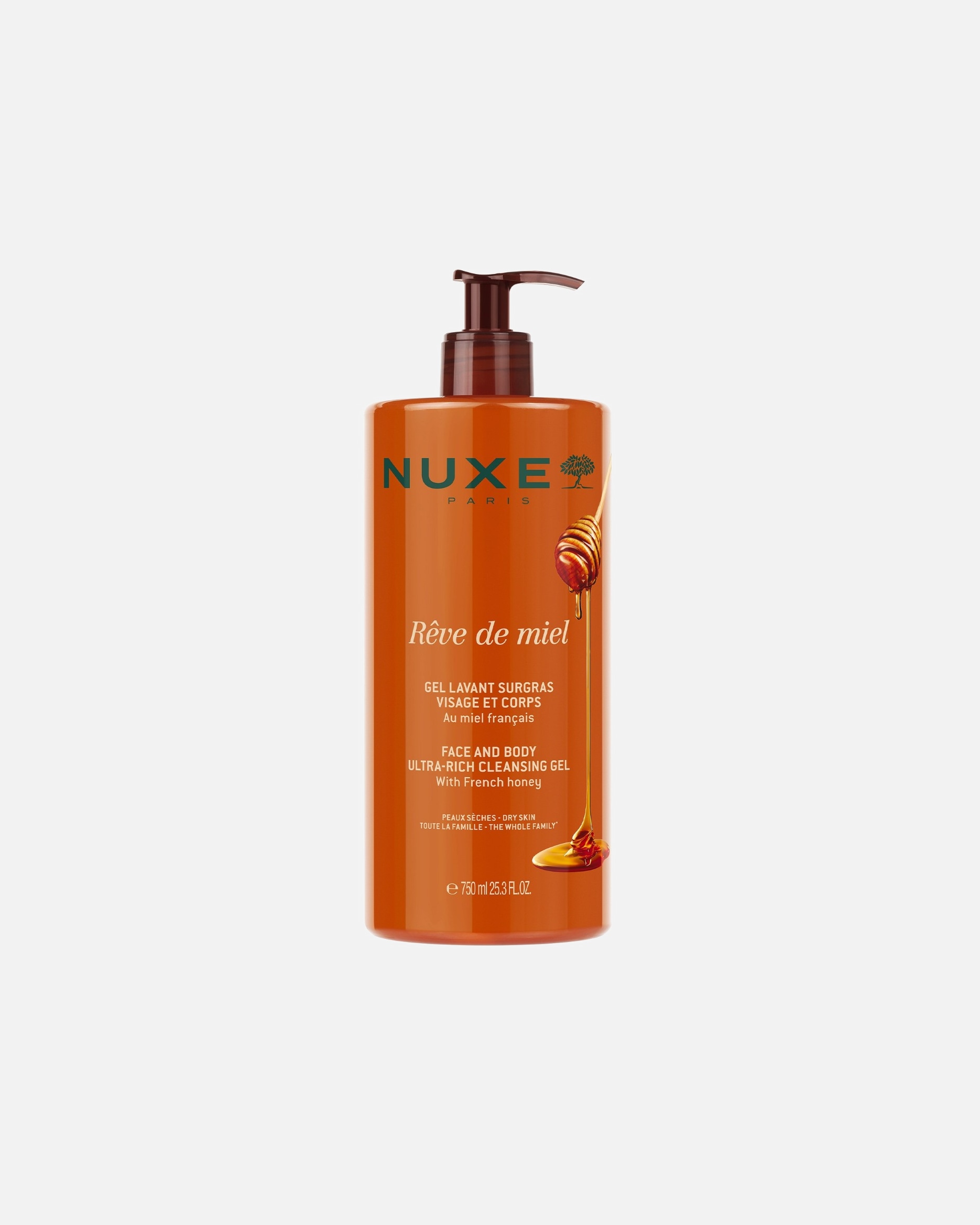 Gel de cuerpo para Mujer NUXE Reve De Miel® Para Pieles Secas 750 ml
