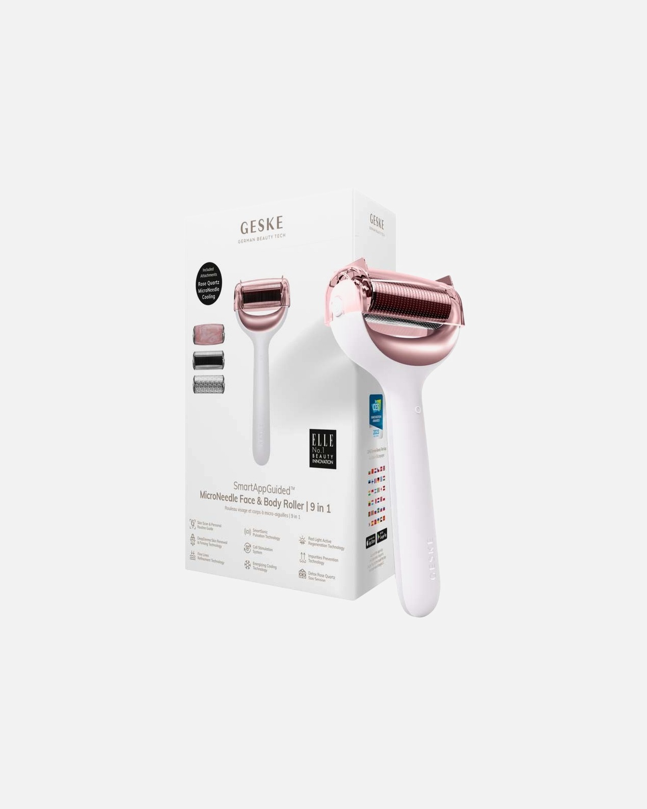 Accesorios de limpieza para Unisex Geske Micro Needle Face & Body Roller 9 In 1 1 Un