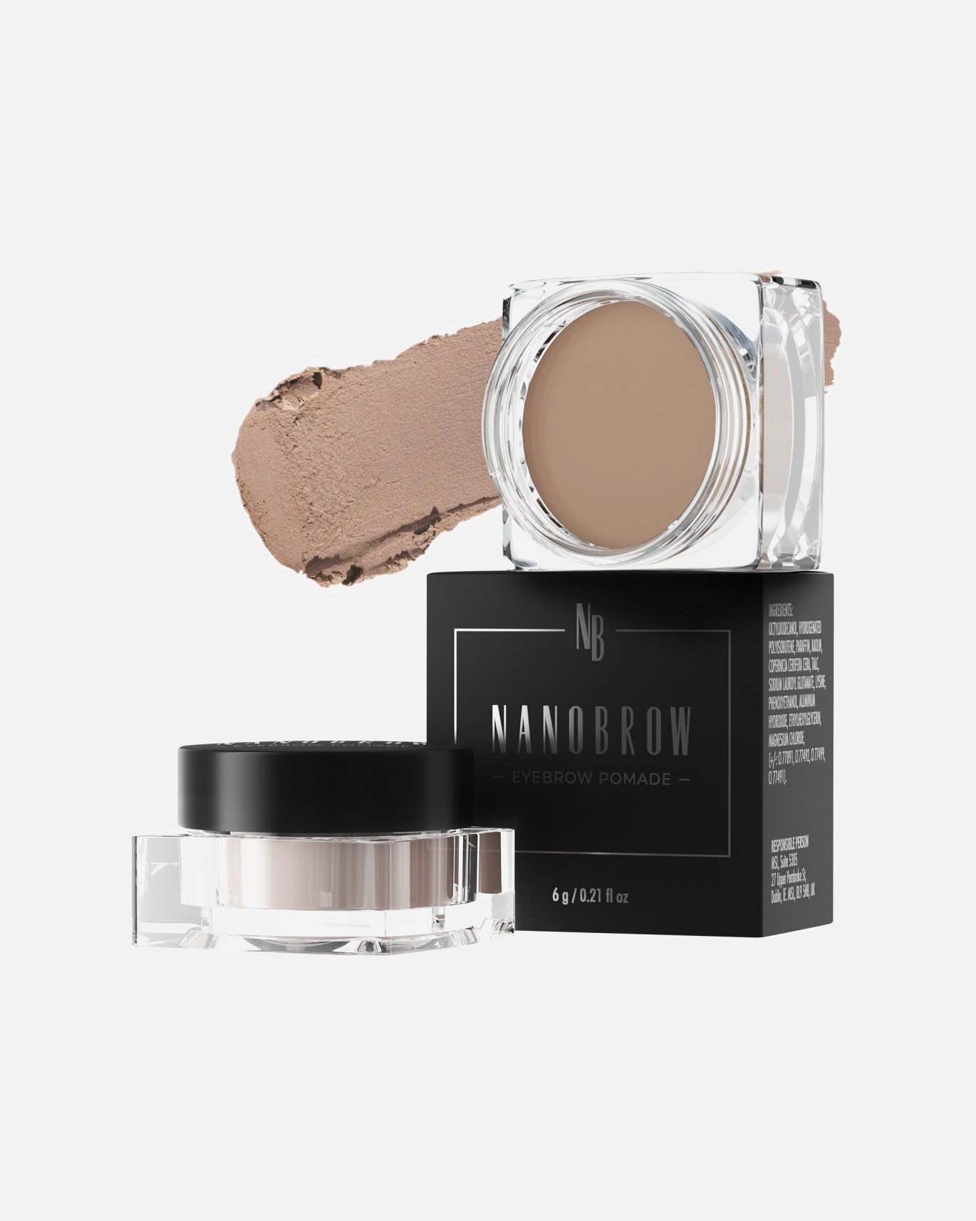 Tinte de cejas para Unisex NANOBROW Eyebrow Pomade LIGHT BROWN