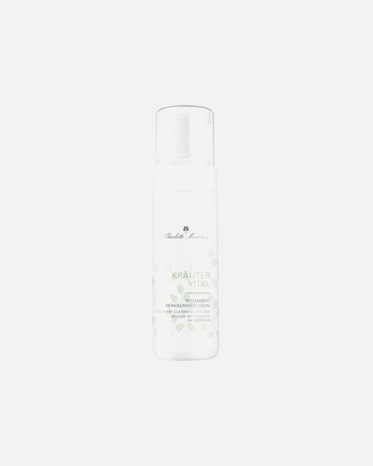 Espuma de limpieza facial para Unisex Charlotte Meentzen Kräutervital Espuma limpiadora de romero Espuma limpiadora de romero