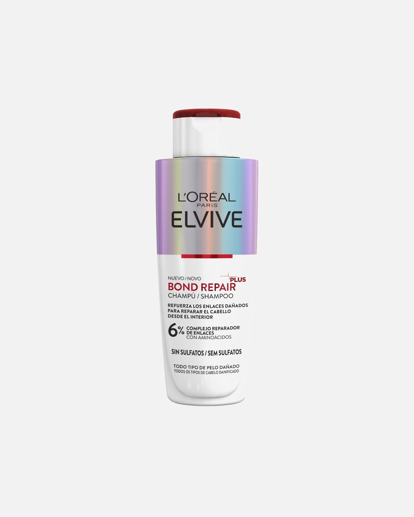 Champú capilar para Mujer L’Oréal Paris Elvive Bond Repair Plus Fortificante 200 ml