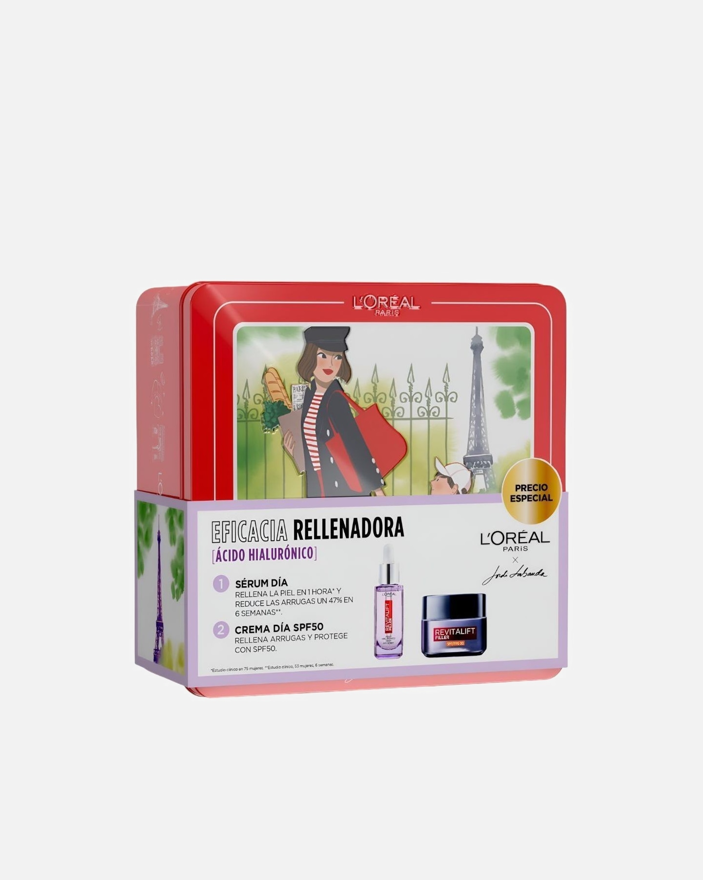 Set de tratamiento facial para Unisex L’Oréal Paris Revitalift Estuche Filler 1 Pieza