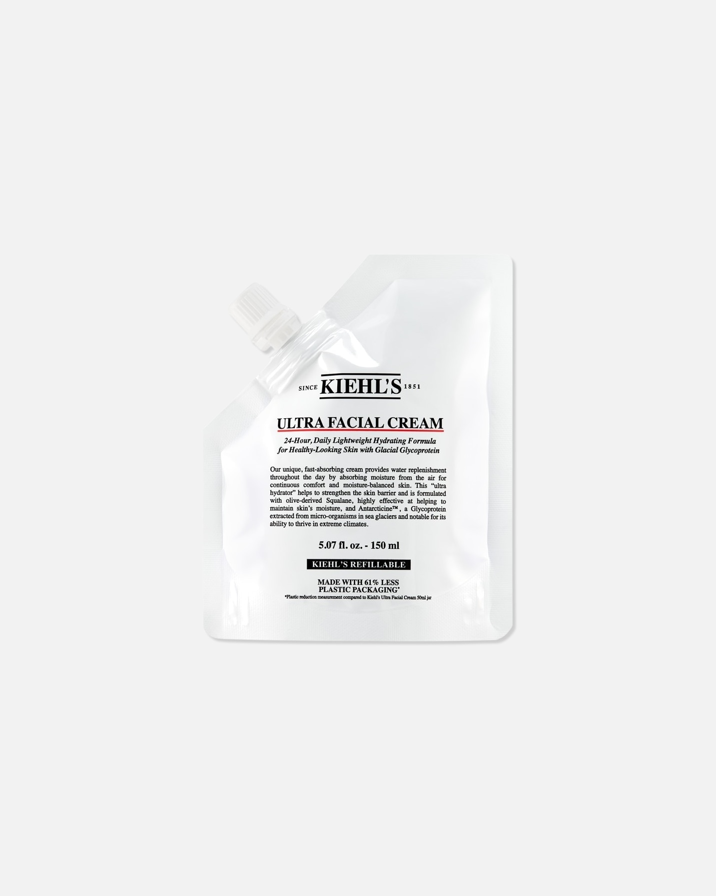 Crema facial para Unisex Kiehl’s Ultra Facial Hidratante 150 ml - Refill
