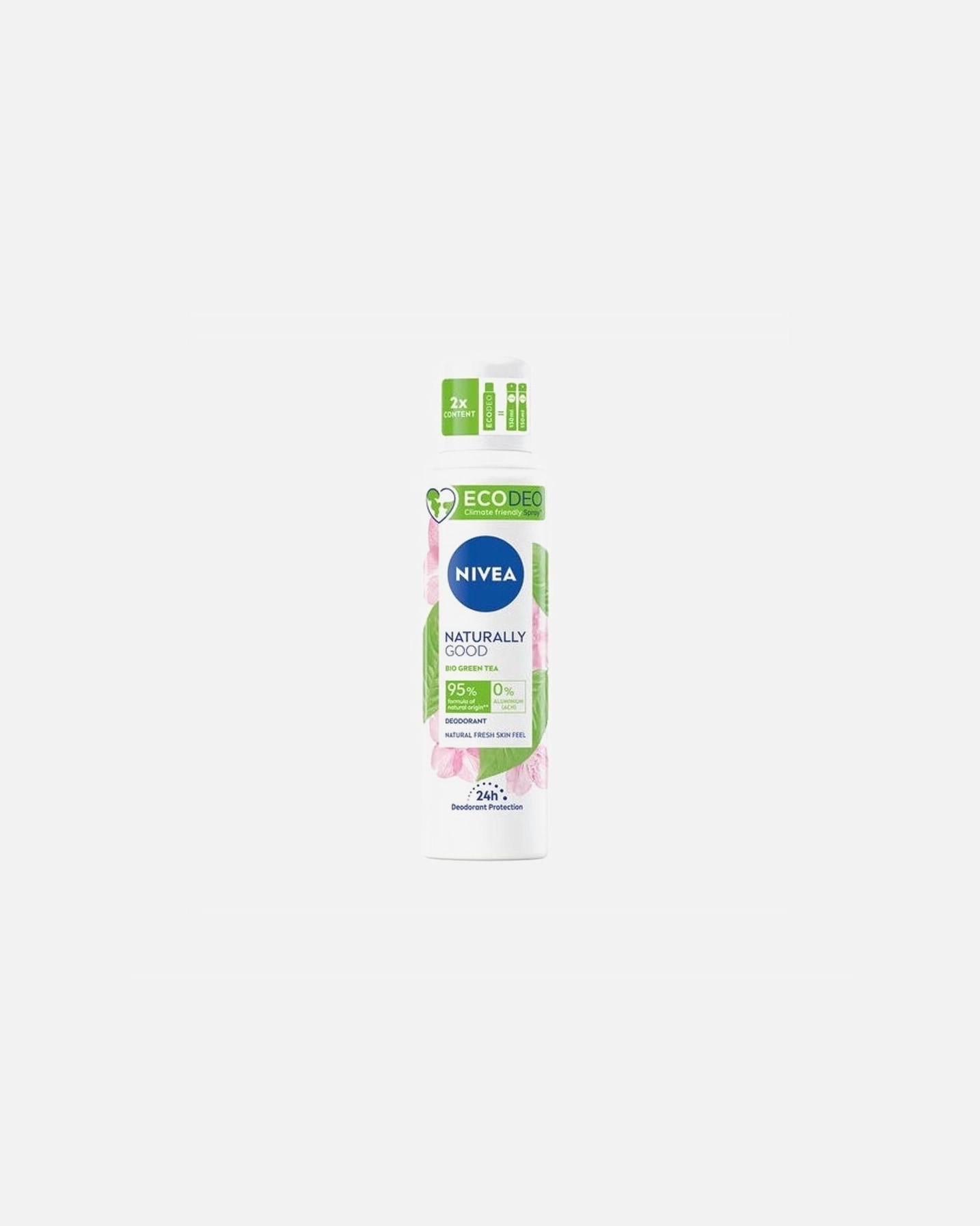 Desodorante para Mujer NIVEA Spray Naturally Good Te Verde 125 ML