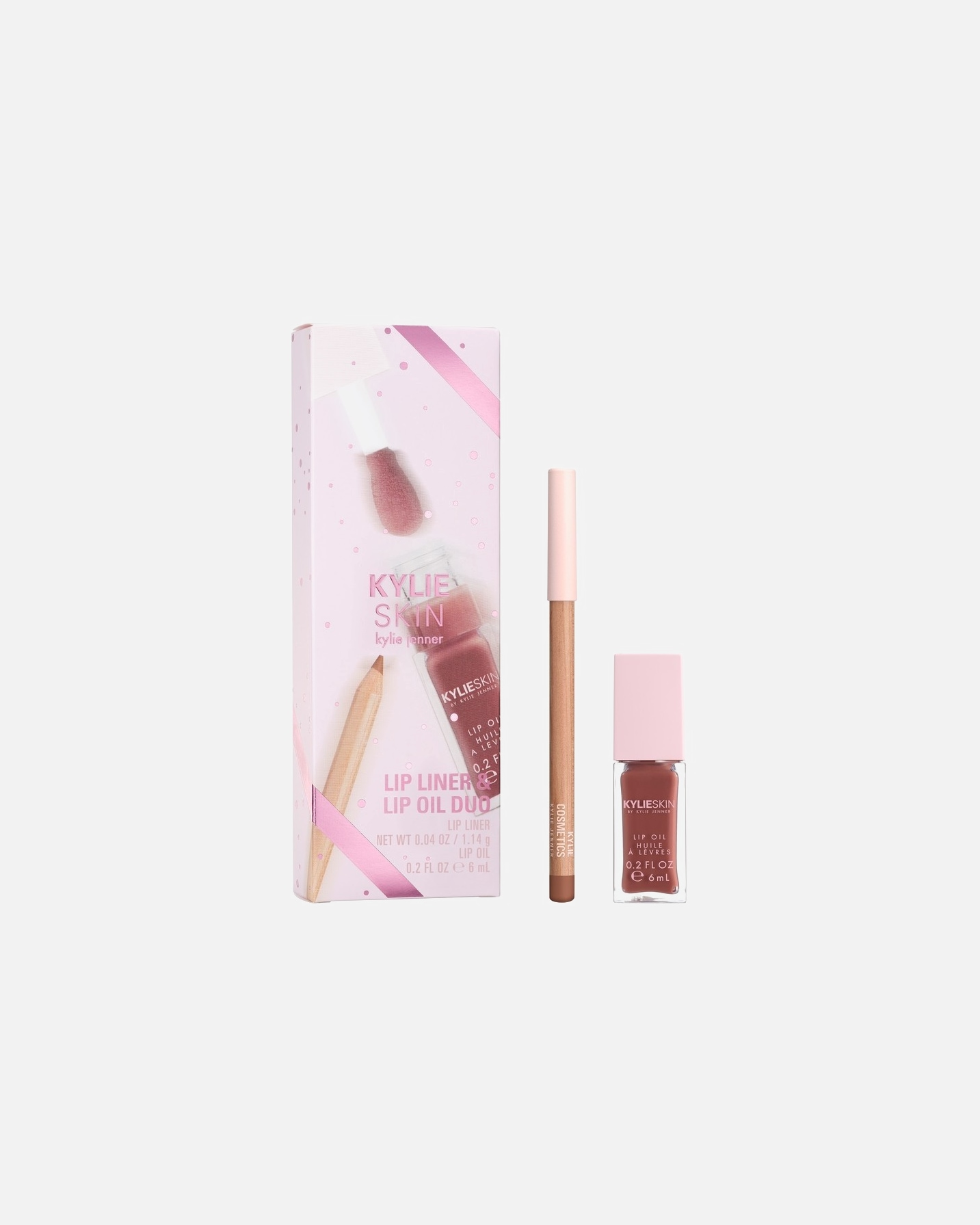 Set de maquillaje para labios para Mujer KYLIE SKIN Lip Liner & Lip Oil Duo Gift Set Piel Caramelo / Taupe