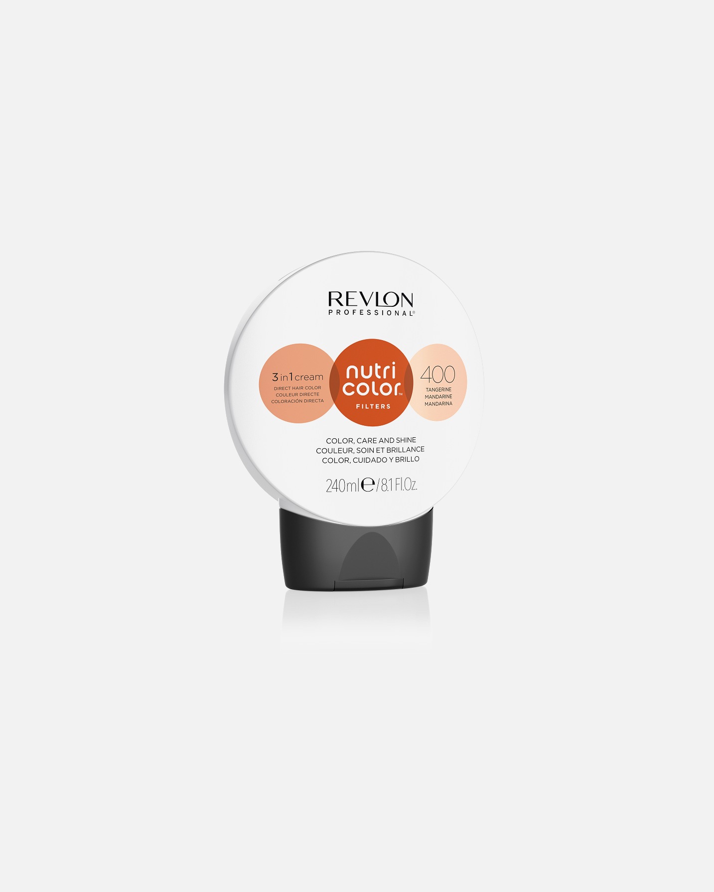 Bálsamo capilar para Unisex Revlon Professional Nutri Color Filters 3 in 1 Cream Nr. 400 - Mandarine 240 ml