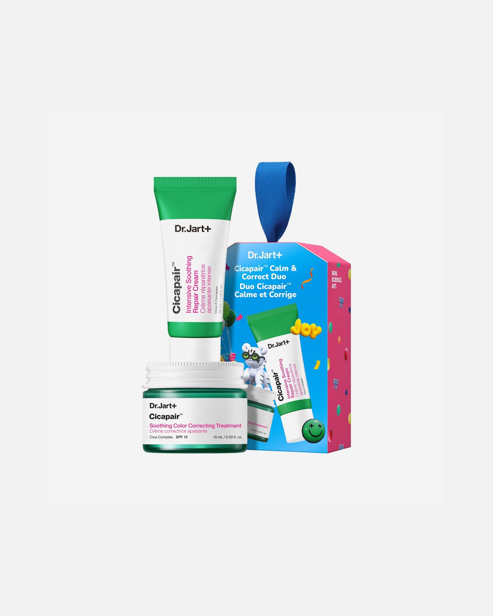 Set de tratamiento facial para Unisex Dr. Jart+ Cicapair Calm & Correct Duo Estuche 1 Pieza