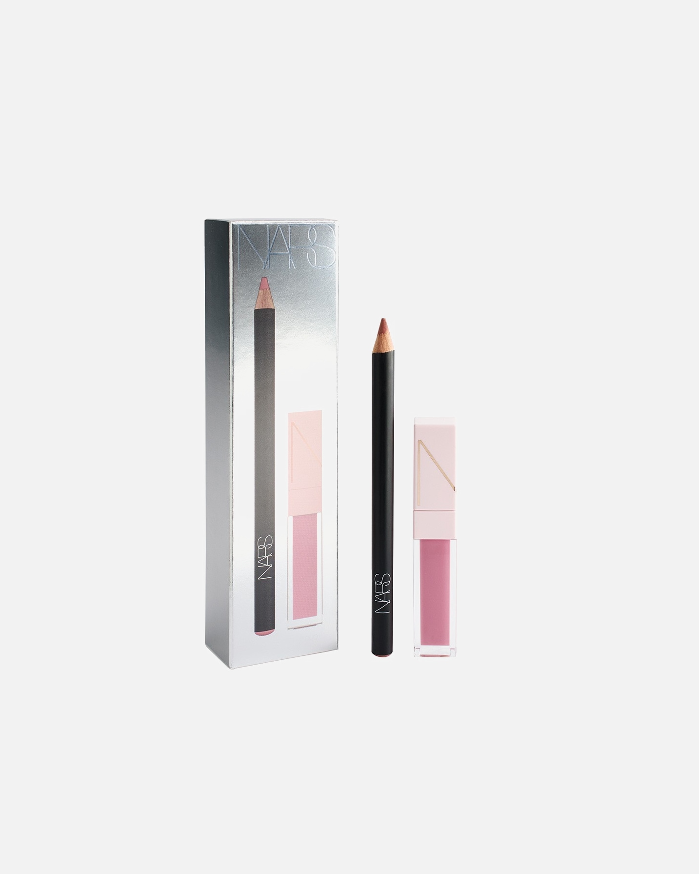 Set de maquillaje para labios para Unisex NARS Line & Shine Lip Combo BABYLON PINK/ FIRST MOVE