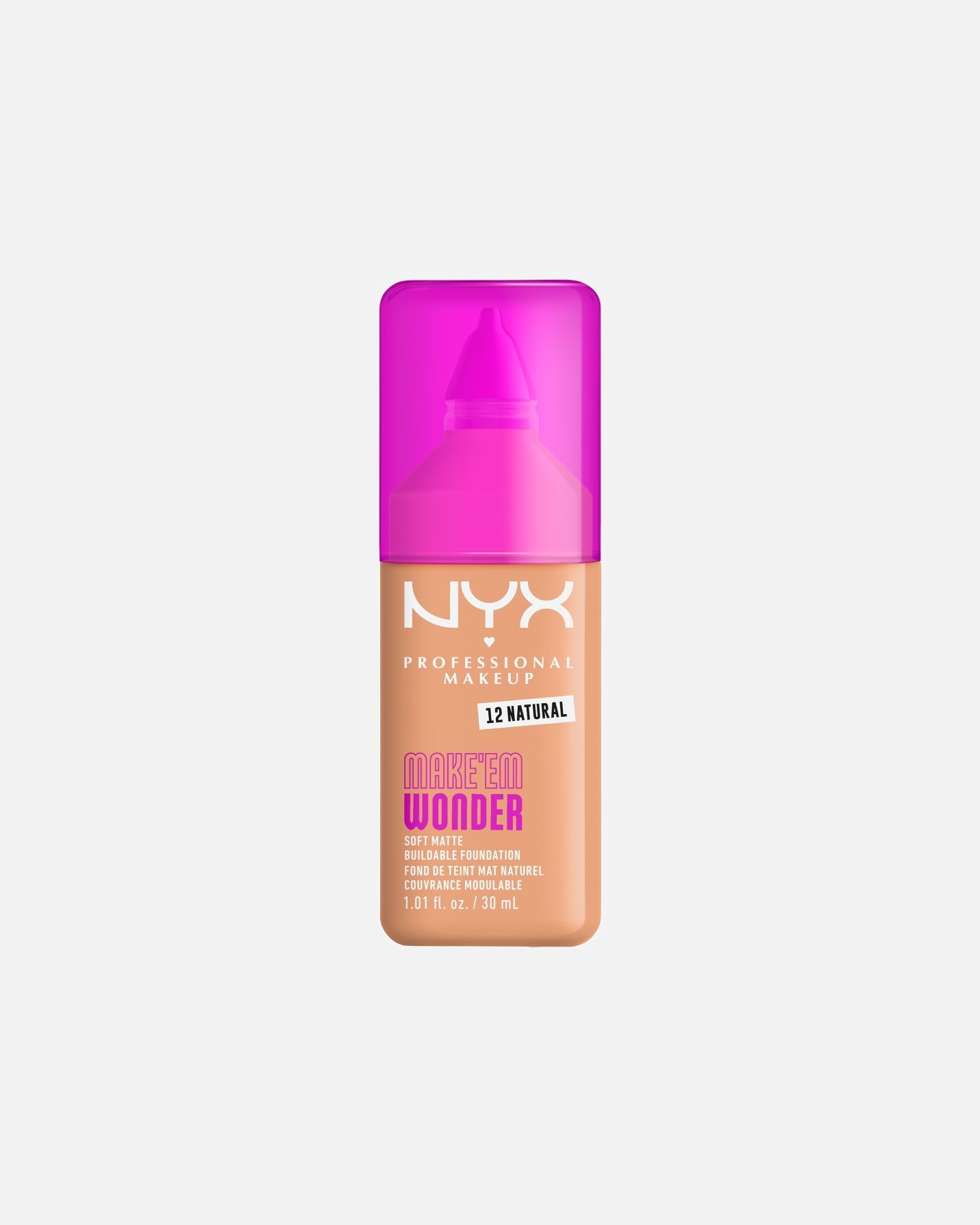 Base para Unisex NYX Professional Makeup Make'Em Wonder 12 - NATURAL