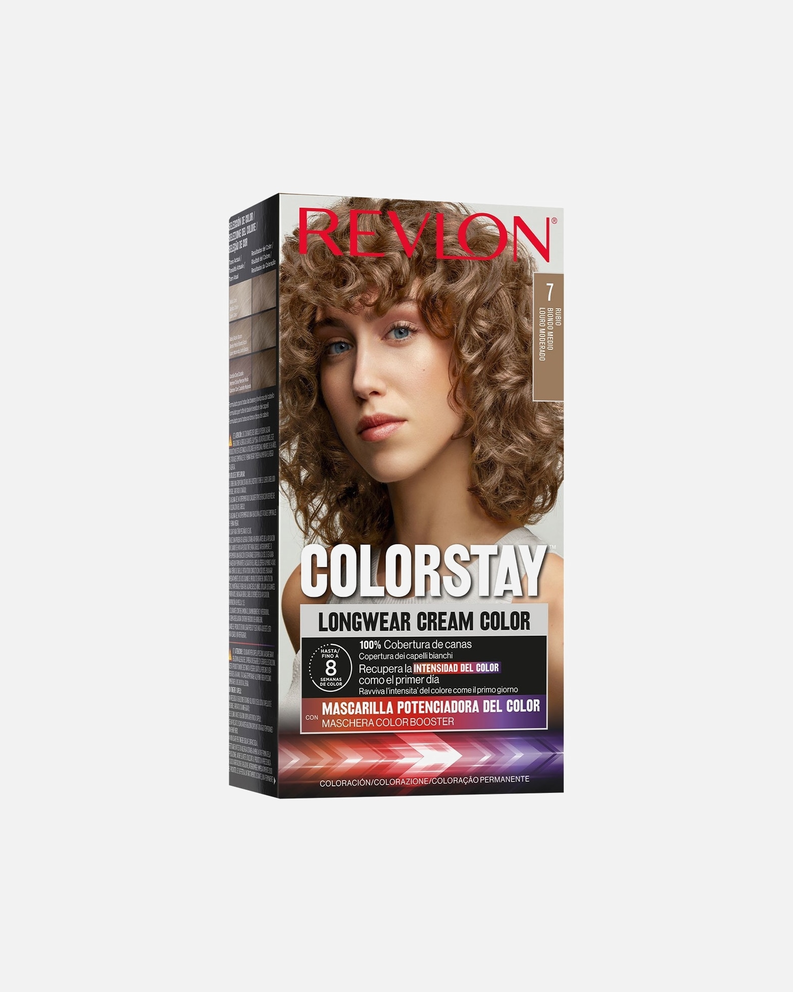Tinte Capilar para Unisex Revlon Professional ColorStay Tinte Longwear Cream Color 7, Rubio