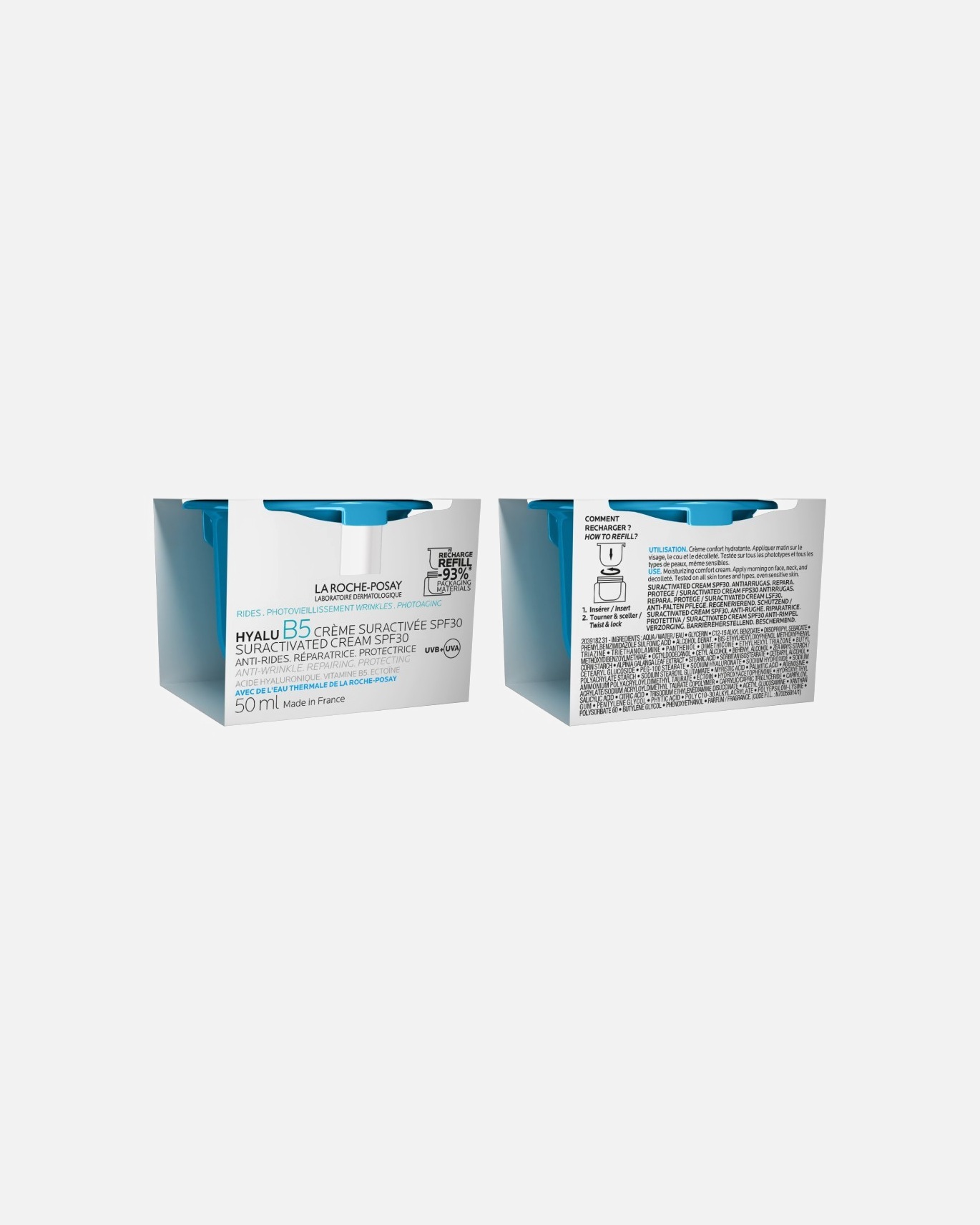 Crema de día para Unisex La Roche-Posay Hyalu B5 de Alto Rendimiento FPS 30 50 ml