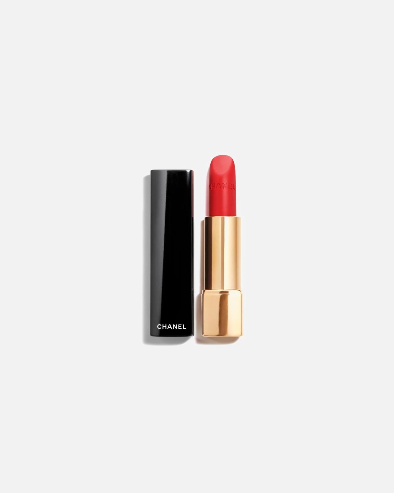 Barra de Labios para Unisex CHANEL ROUGE ALLURE VELVET ATERCIOPELADA LUMINOSA 57 ROUGE FEU