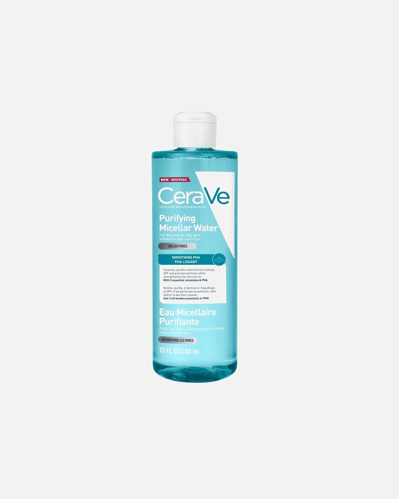 Agua micelar para Unisex CeraVe 400 ml