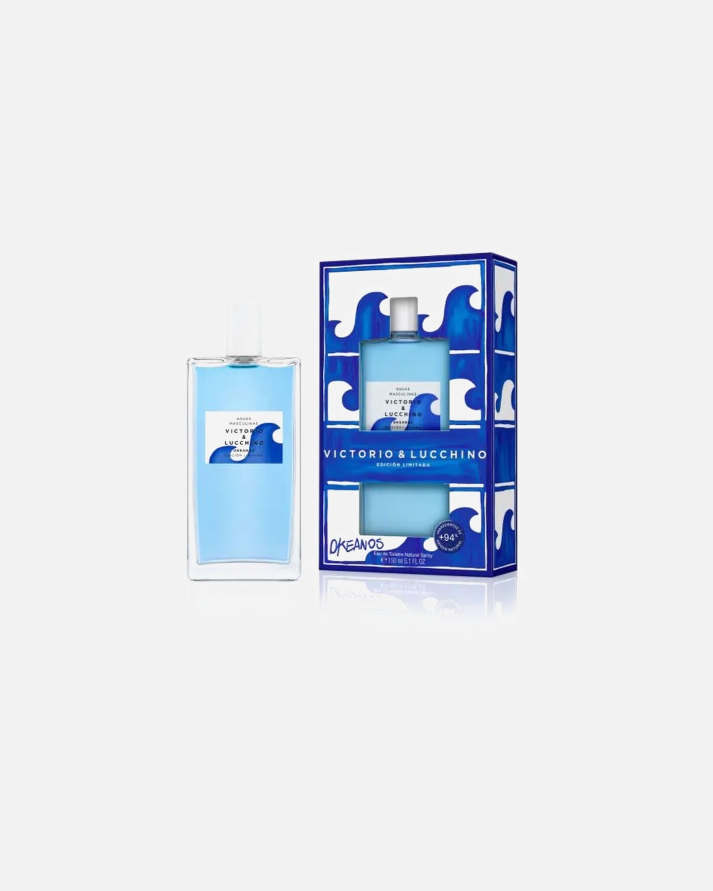 Eau de toilette para Unisex Victorio & Lucchino Aguas Masculinas Okeanos Azul 150 ml