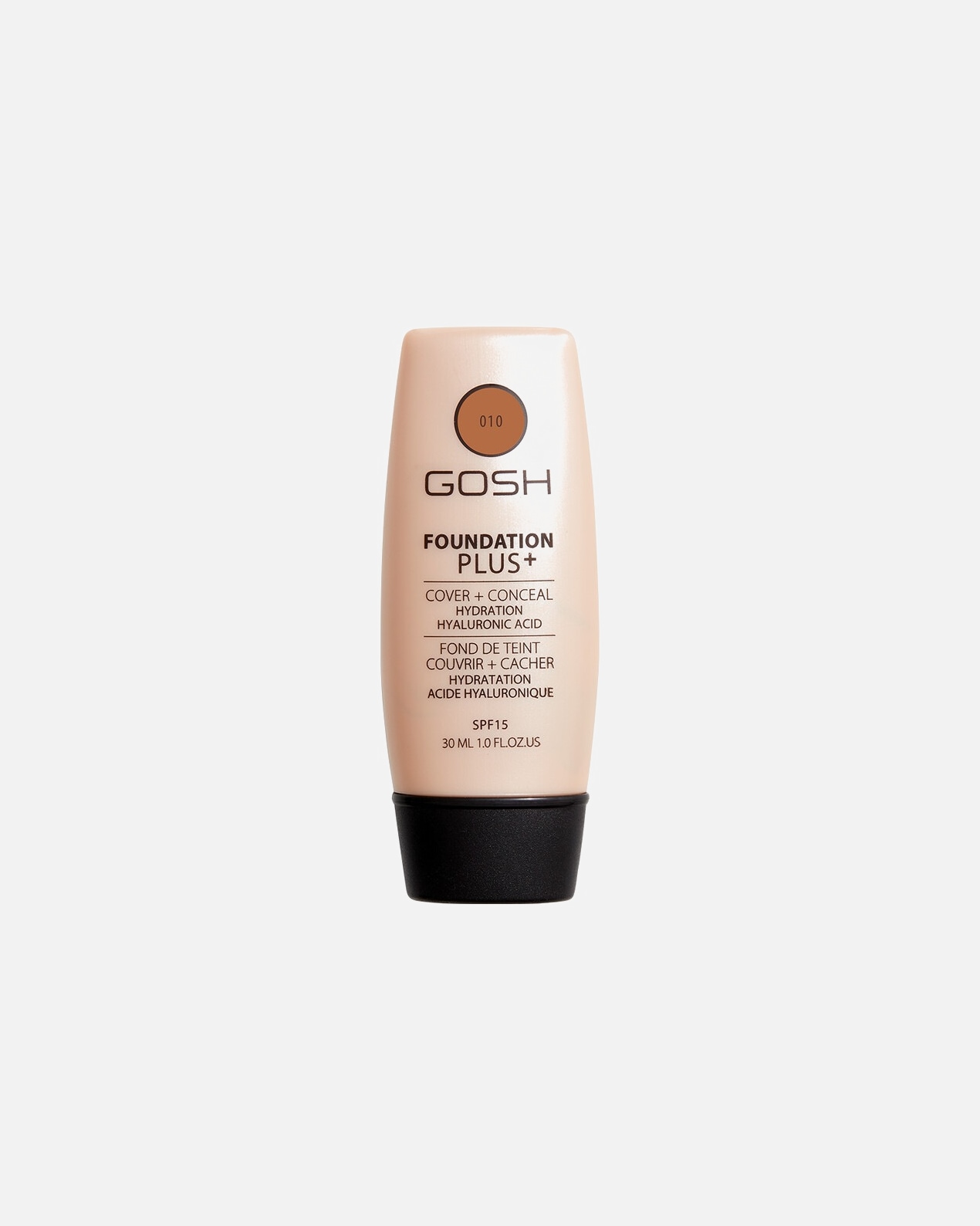 Base para Unisex Gosh Copenhagen Foundation Plus+ Cover Y Conceal Spf15 10,Tan