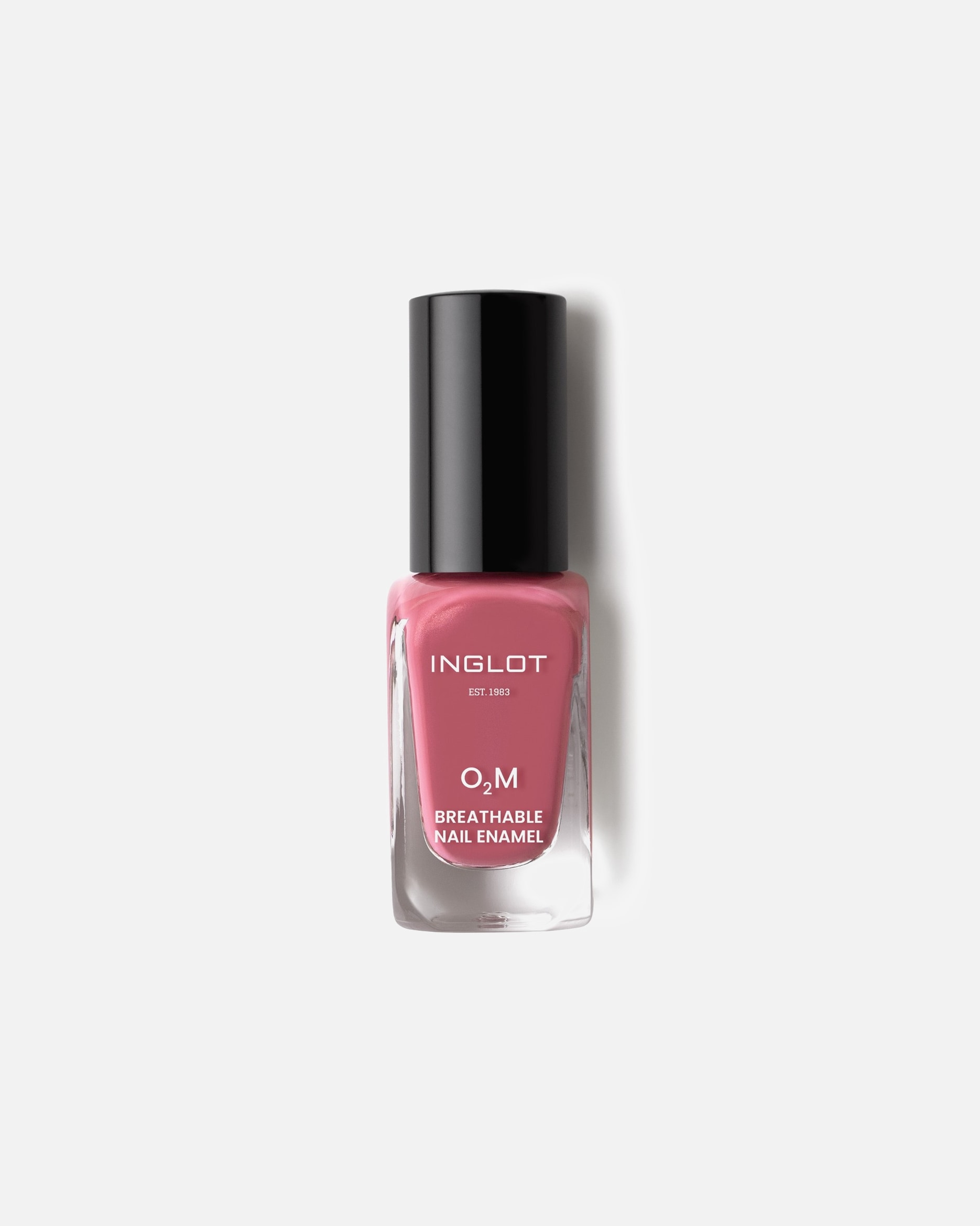 Laca de uñas para Unisex Inglot Esmalte Transpirable O2M 682, Rosa Oscuro
