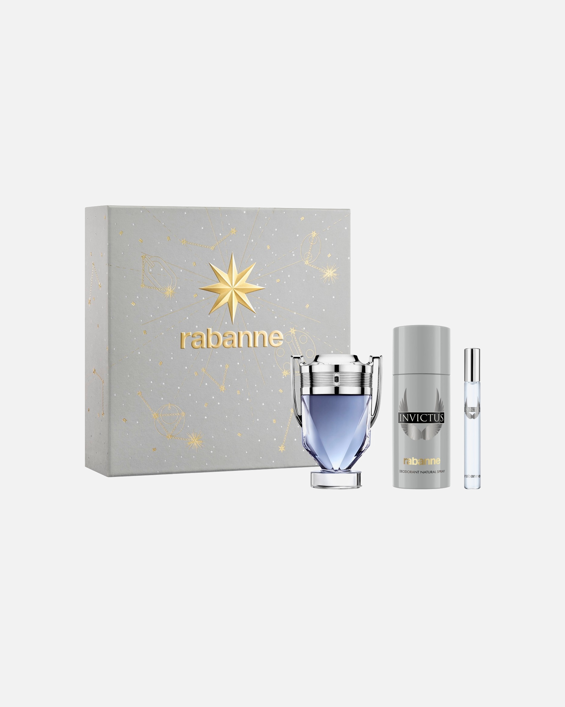 Set de fragancia para Hombre Rabanne Invictus Eau de Toilette Estuche de Regalo 1 Pieza