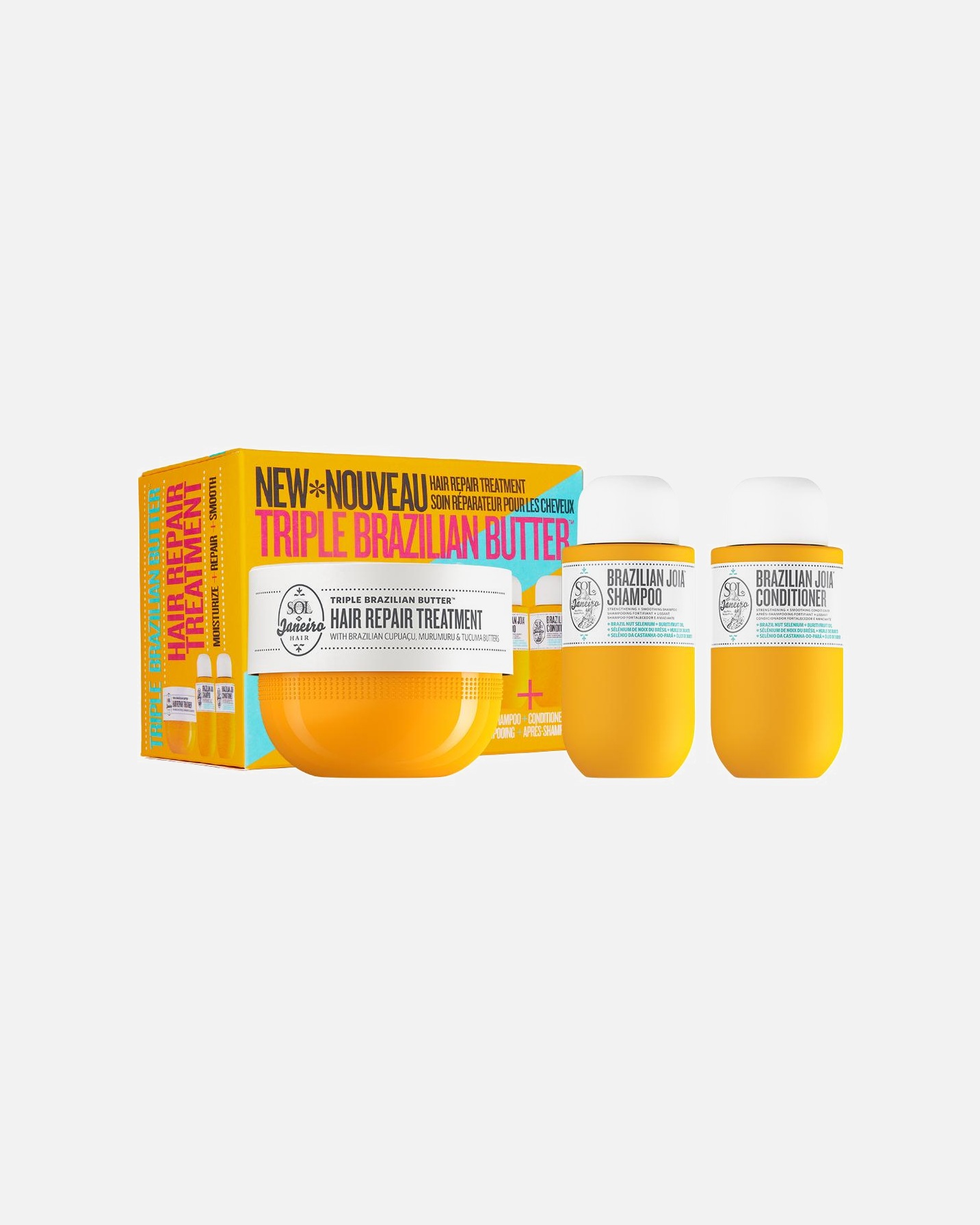 Set de cuidado capilar para Unisex Sol de Janeiro Brazilian Joia Triple 1 Pieza