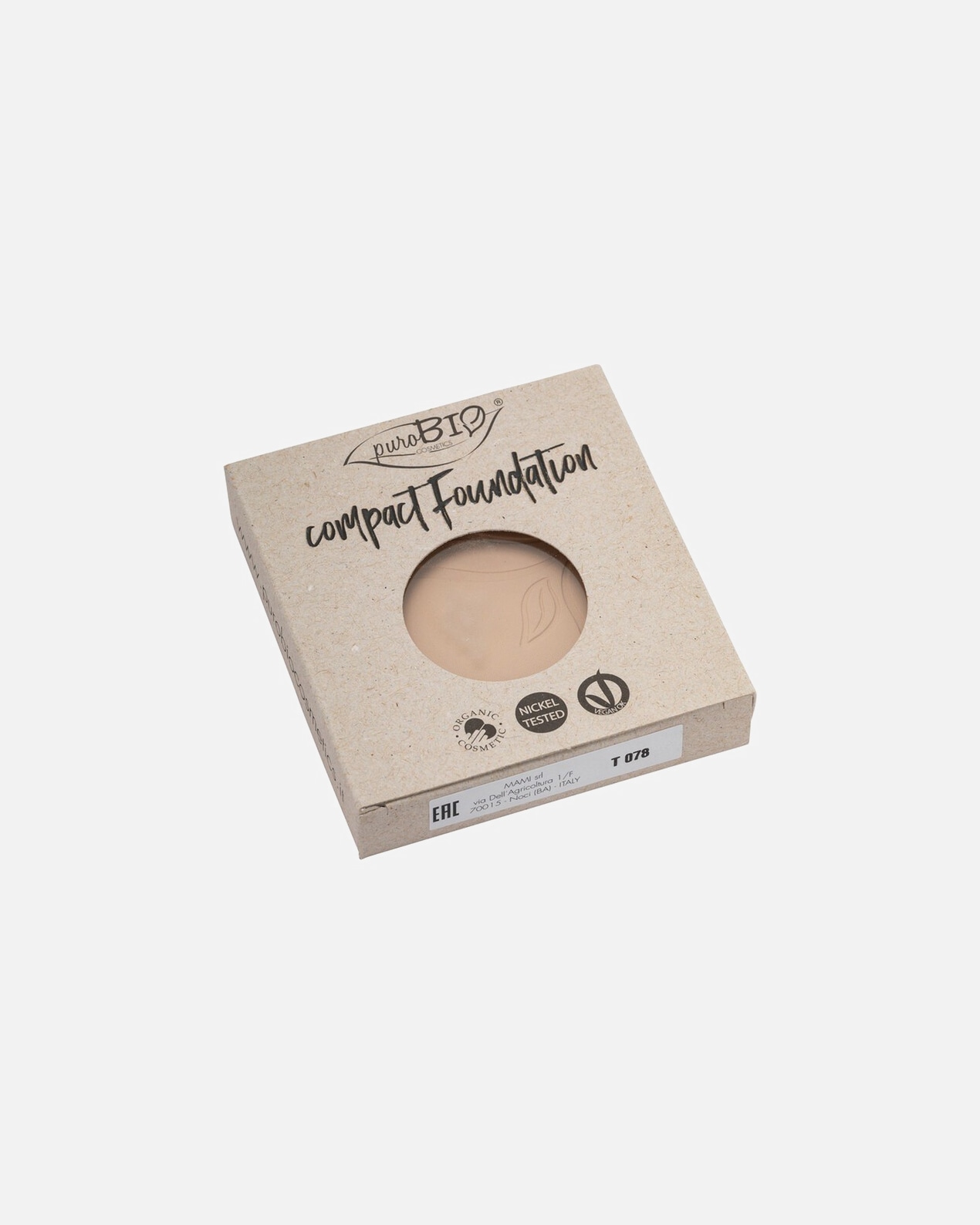 Base para Mujer Purobio Recarga Maquillaje Compacto 01