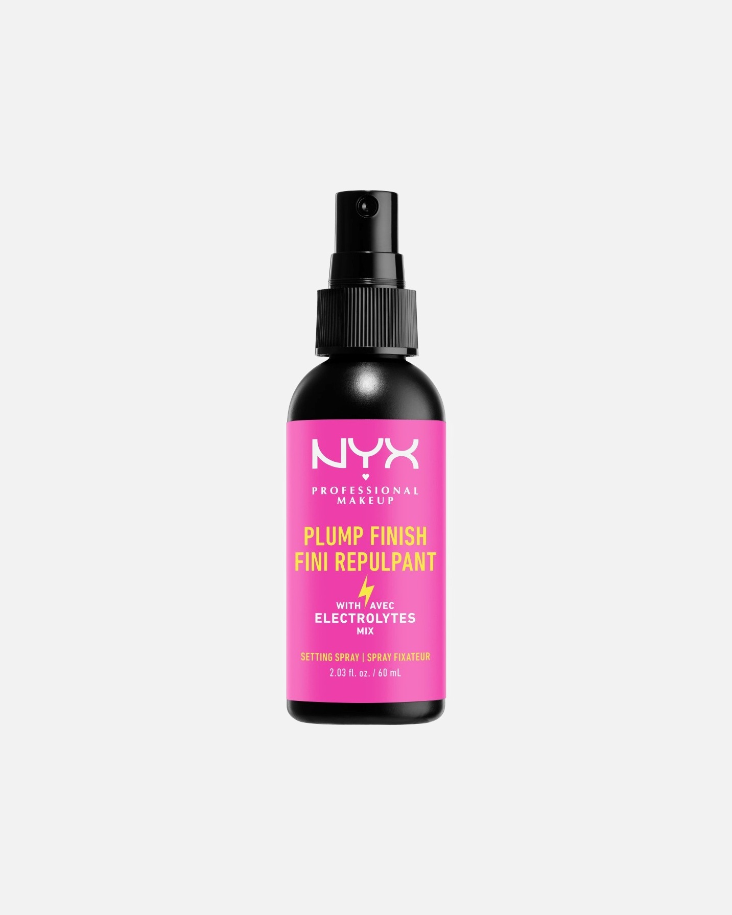Spray fijador para Unisex NYX Professional Makeup Plump Finish Spray Fijador 60 ml