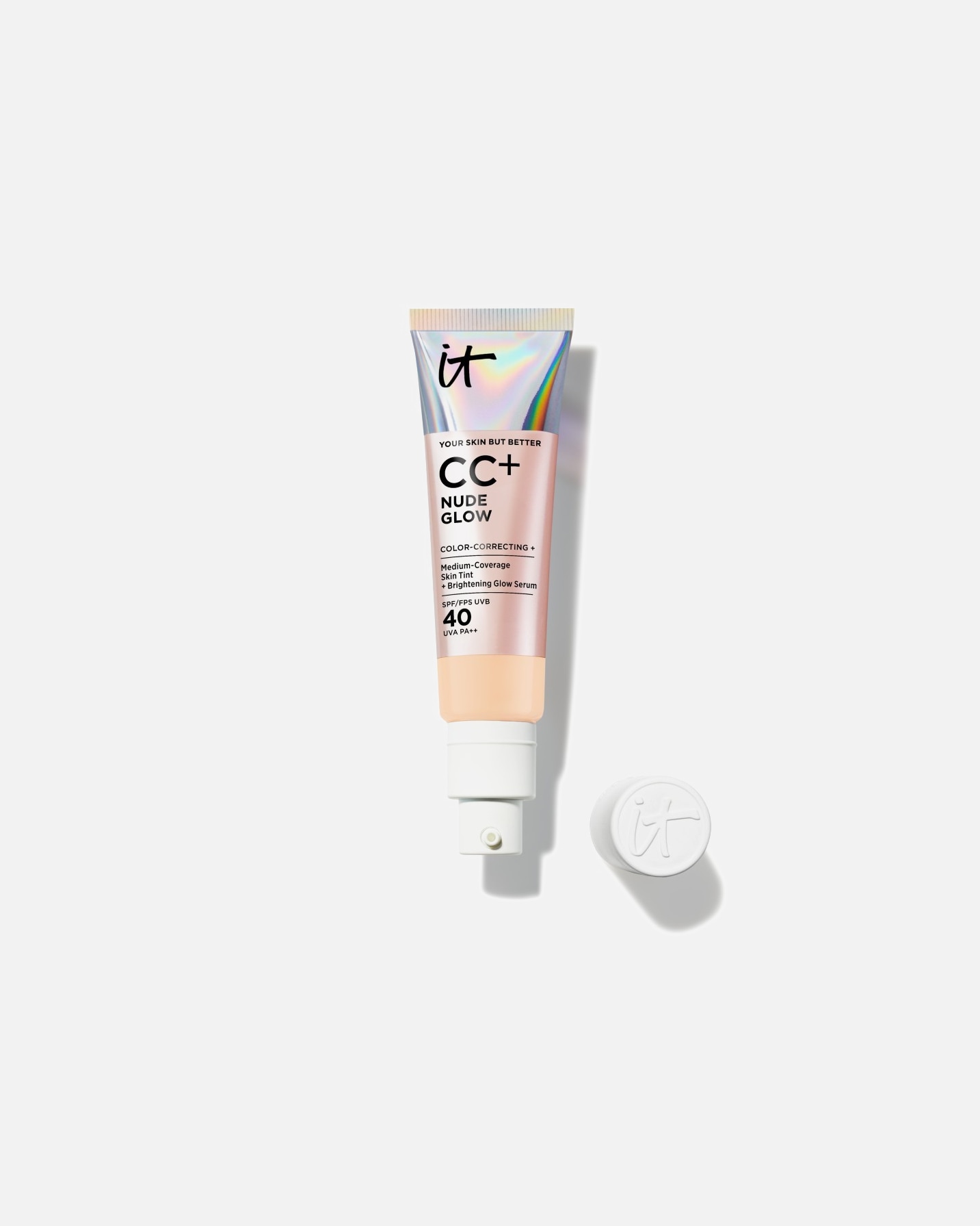 Crema CC para Unisex IT Cosmetics Your Skin But Better CC+ Nude Glow SPF 40 LIGHT