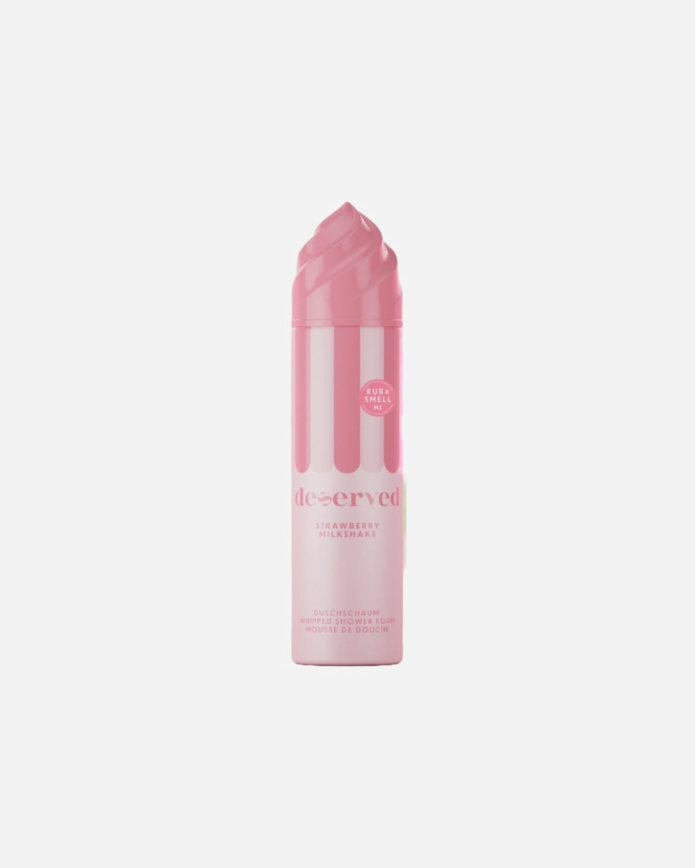Espuma de ducha para Mujer Deserved DD Whipped Shower Foam Strawberry Milkshake 250 ml