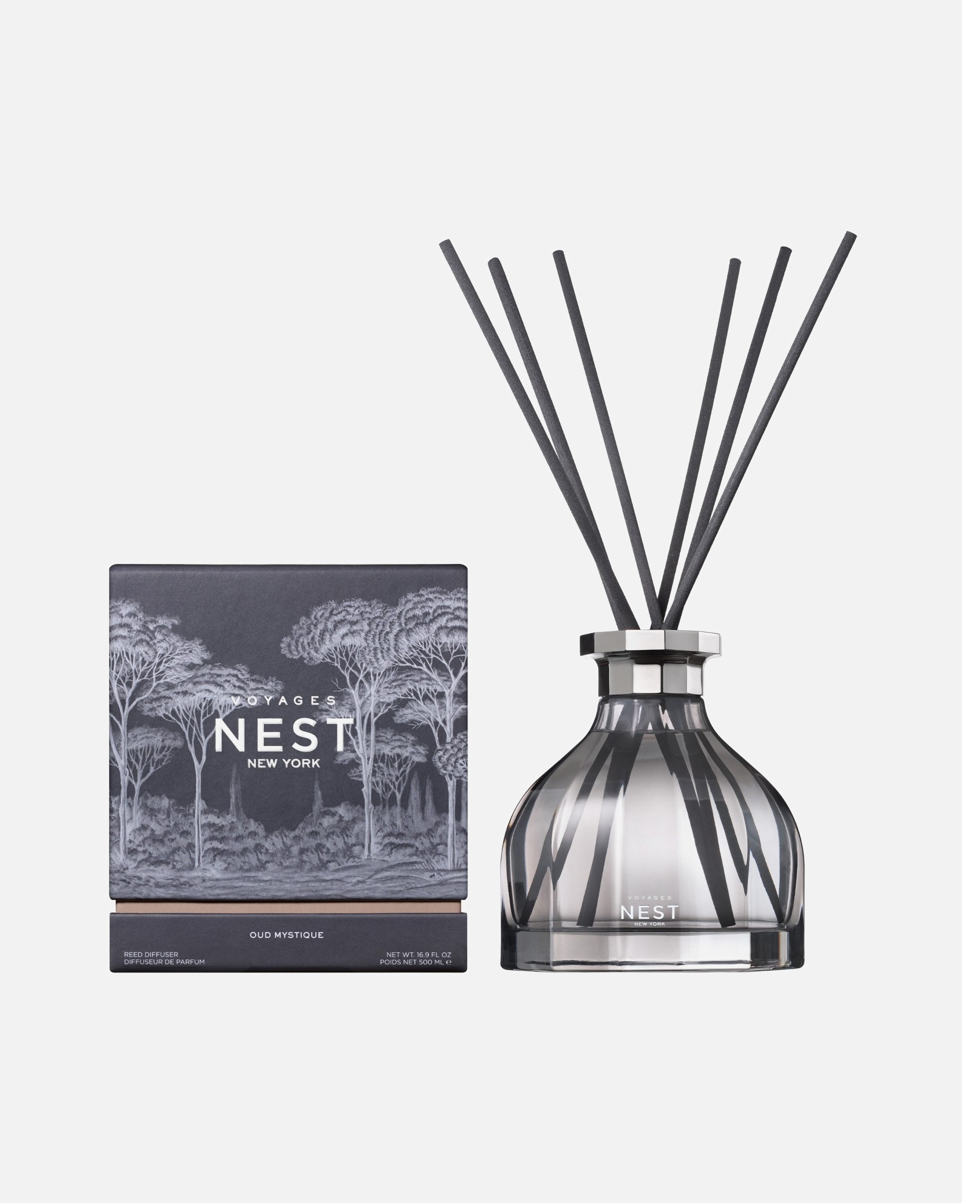 Ambientador para Unisex NEST NEW YORK Default Brand Line Voyages Oud Mystique Reed Diffuser 500 ml