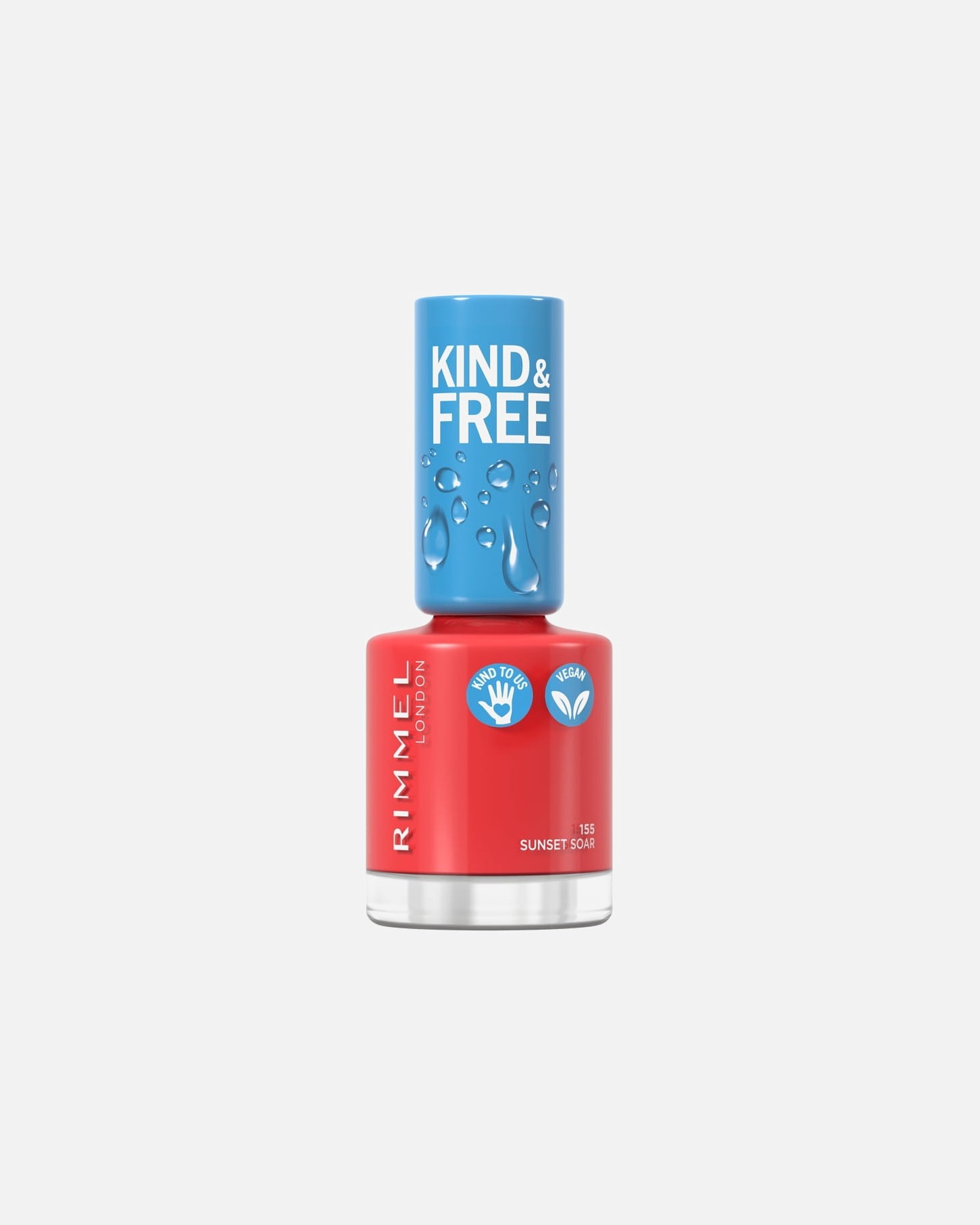 Laca de uñas para Mujer Rimmel London Kind & Free Clean Plant Based Nail Polish 155 - Sunset Soar