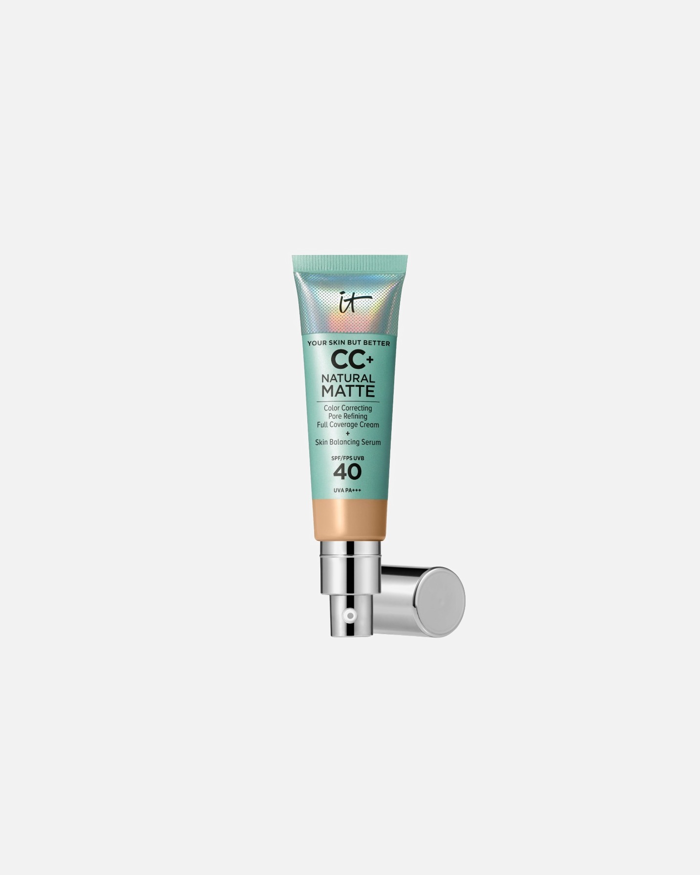 Crema CC para Unisex IT Cosmetics Your Skin But Better CC+ Natural Mate SPF40 MEDIUM TAN