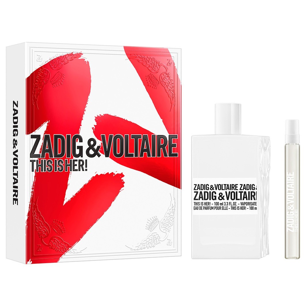 Zadig&Voltaire THIS IS HER! Gift Set — textura e acabamento