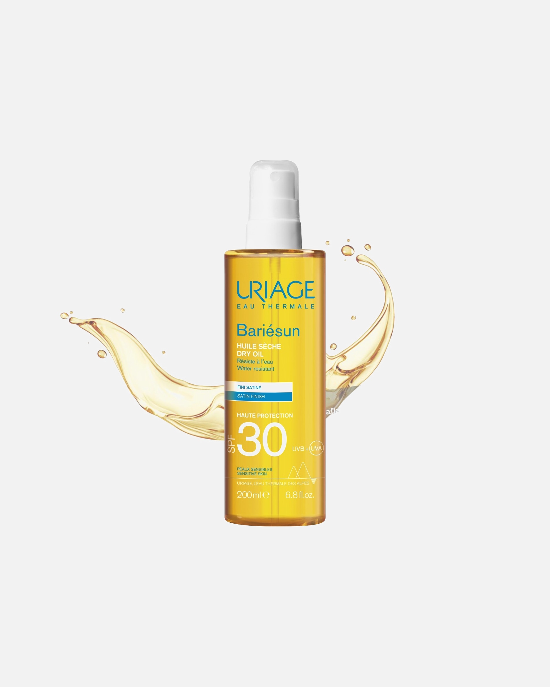 Aceite corporal para Unisex Uriage Bariésun Aceite Seco SPF30+ 200 ml