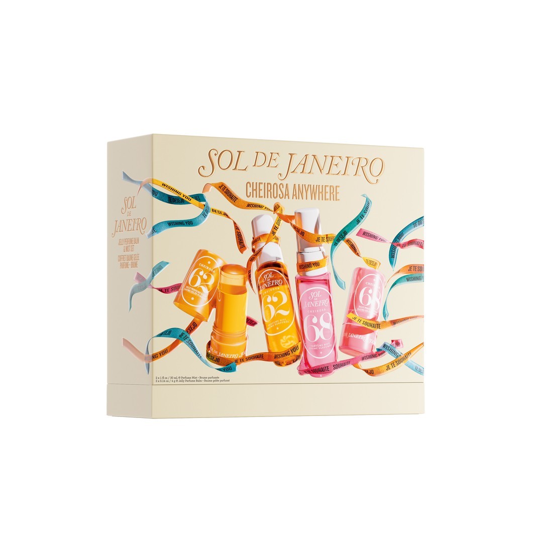 Sol de Janeiro Brazilian Crush Cheirosa Anywhere Gift Set Perfume Mist — textura e acabamento