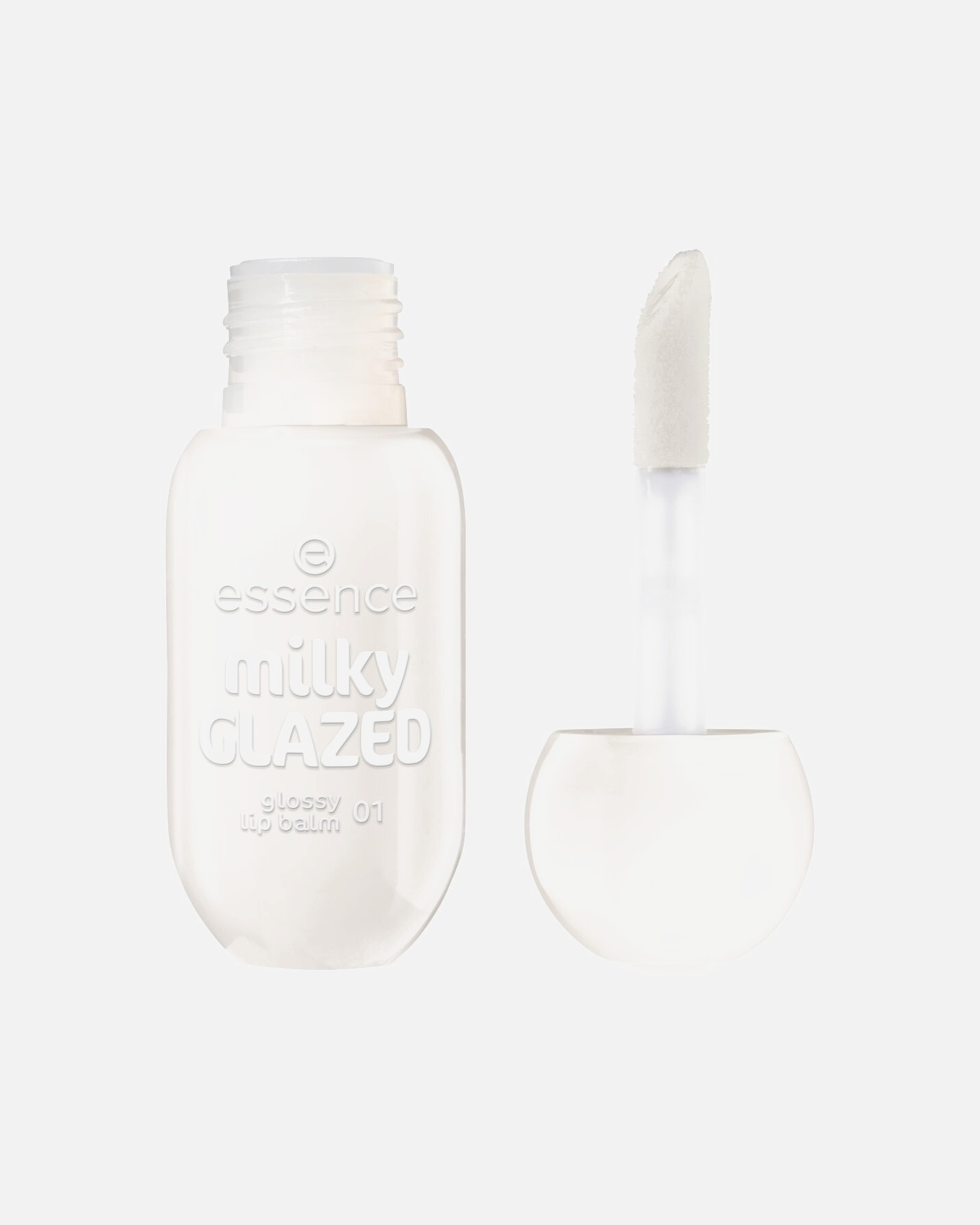 Bálsamo labial para Unisex Essence milky GLAZED 1 Sheeriously Creamy