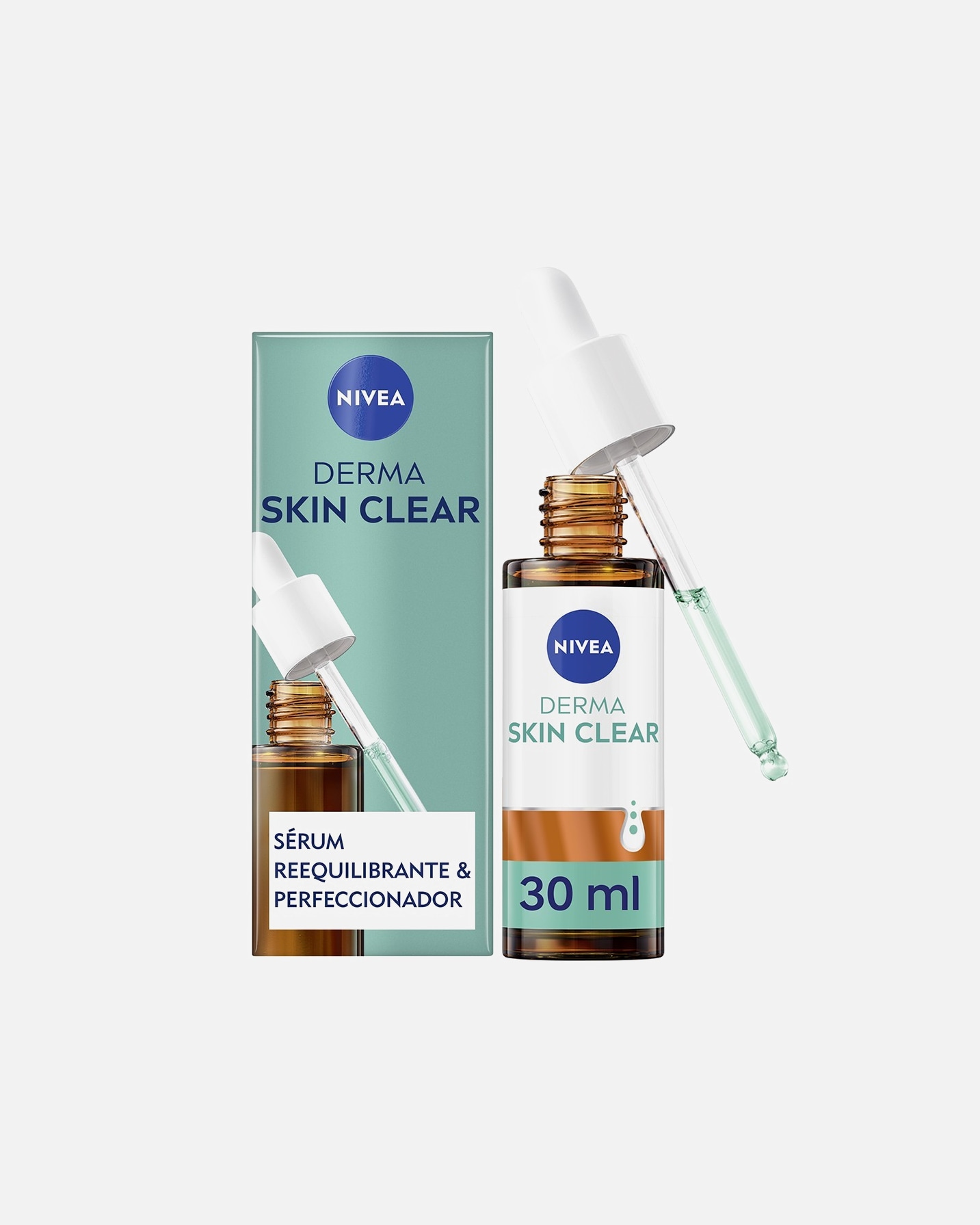 Suero antienvejecimiento para Unisex NIVEA DERMA SKIN CLEAR REEQUILIBRANTE Y PERFECCIONADOR 30 ml