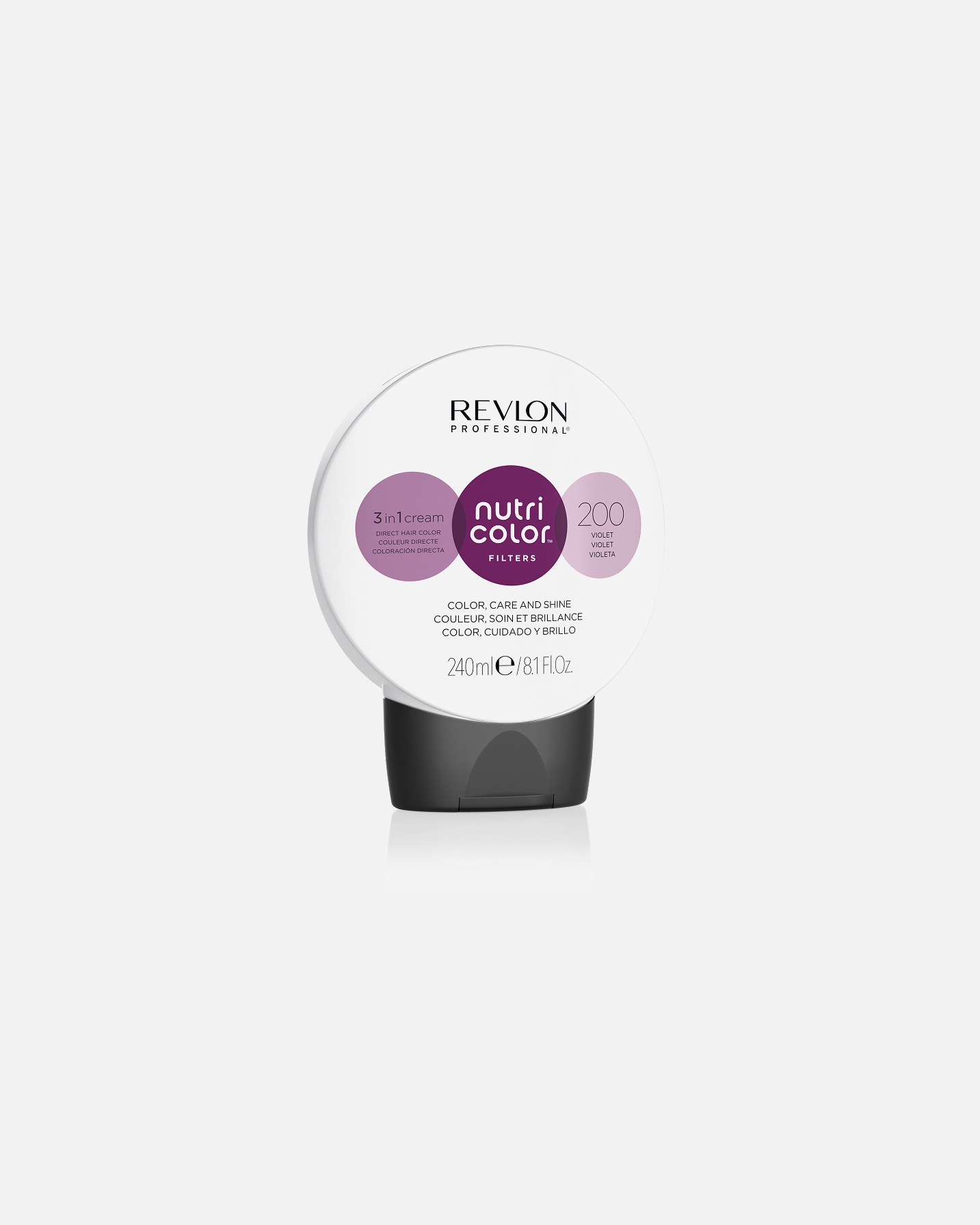 Bálsamo capilar para Unisex Revlon Professional Nutri Color Filters 3 in 1 Cream No. 200 - Violet 240 ml