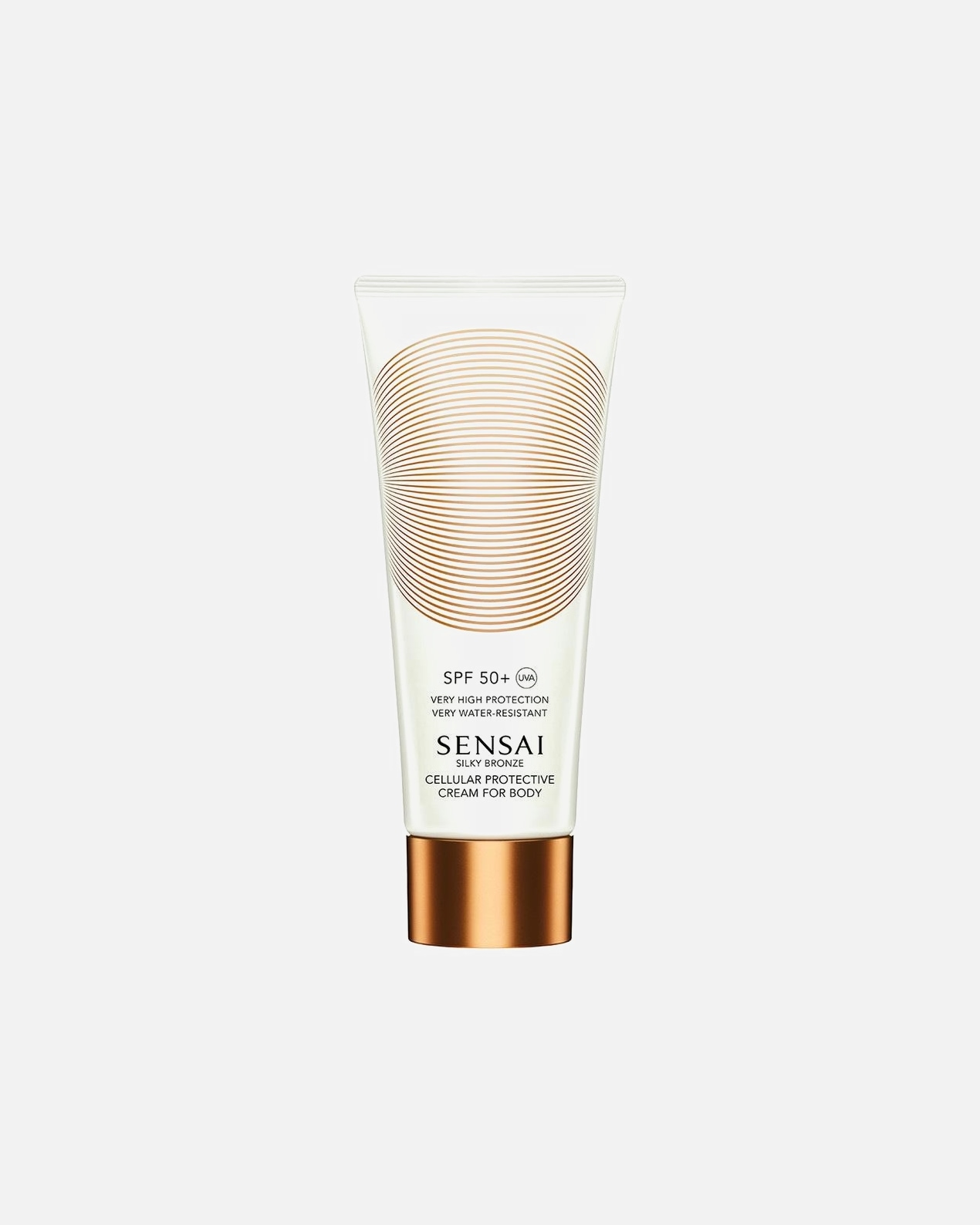 Crema solar para Unisex SENSAI Silky Bronze Cellular Protective for Body SPF 50 + 150 ml