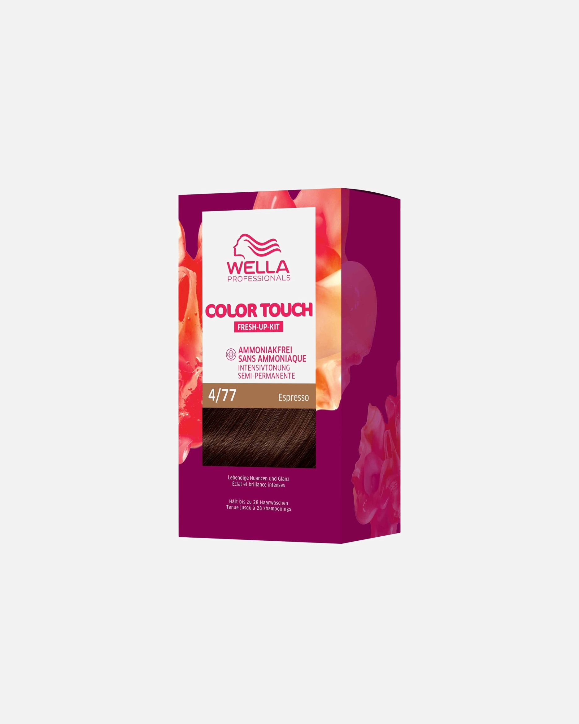Tinte Capilar para Unisex Wella Professionals Color Touch Fresh-Up-Kit No. 4/77 - Espresso