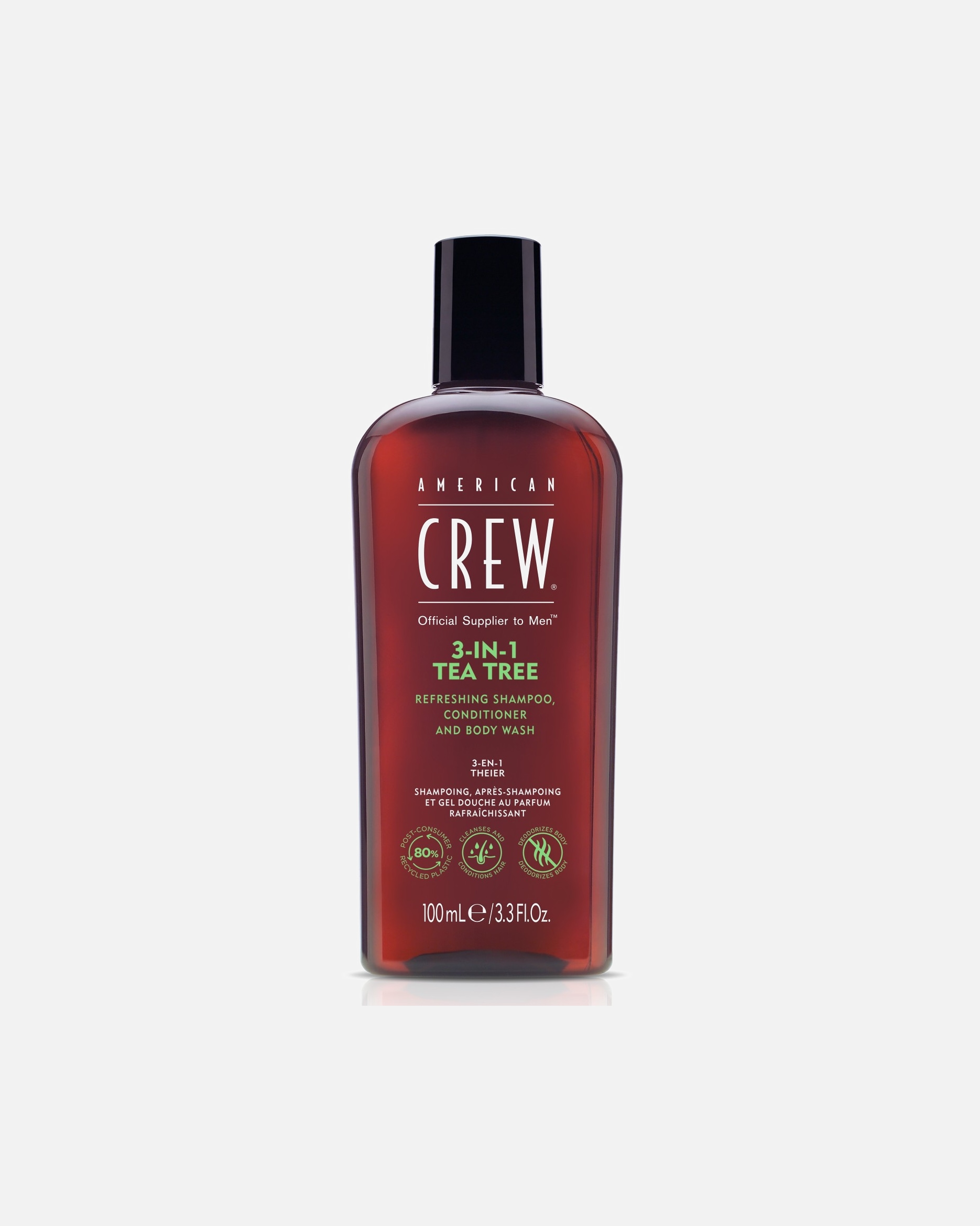 Champú capilar para Hombre American Crew 3In1 Tea Tree 100 ml