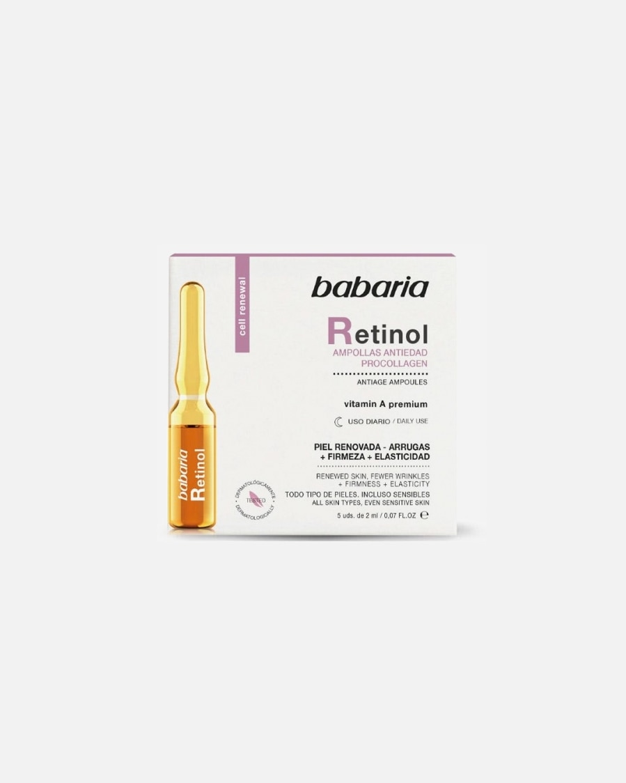 Ampolla de suero para Mujer Babaria Retinol 10 ml