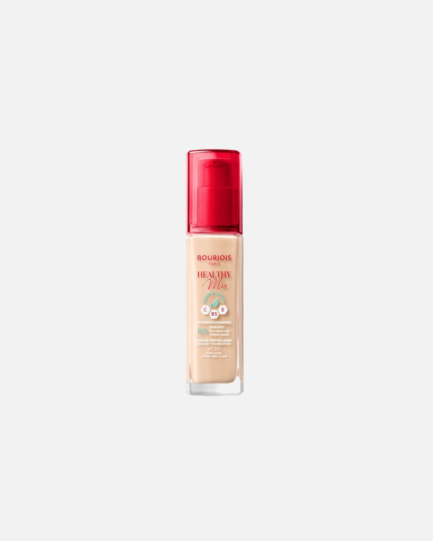 Base para Mujer Bourjois Healthy Mix Foundation 49.5 Fair Ivory