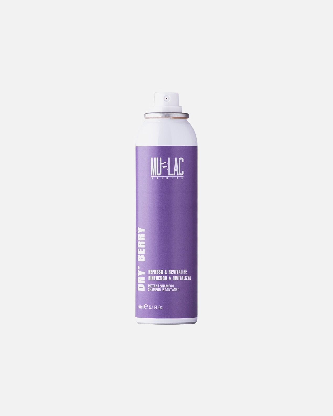 Champú en seco para Unisex MULAC DRY'BERRY 10 Instant Shampoo 150 ml
