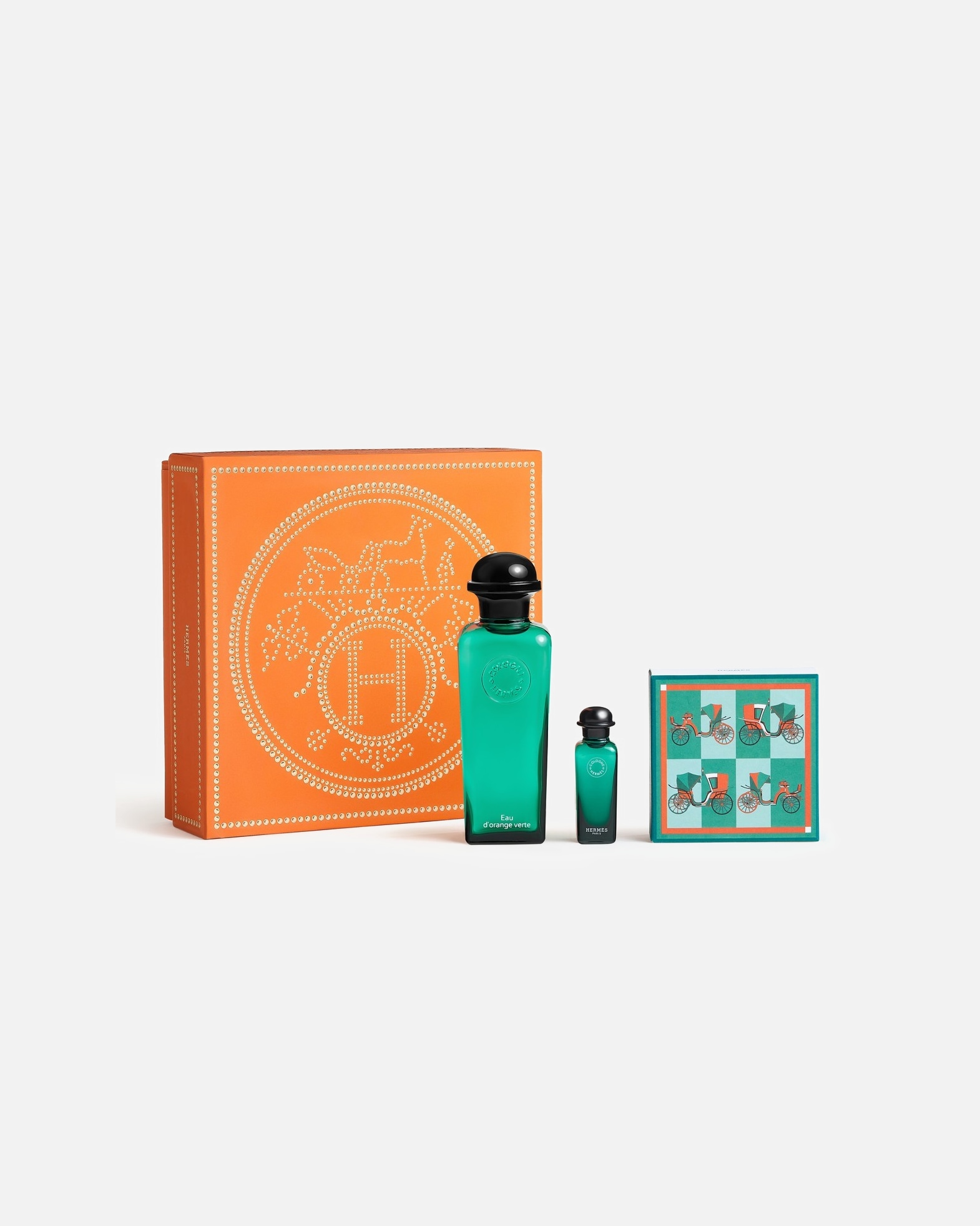 Set de fragancia para Unisex HERMÈS Eau d'orange verte Eau de Cologne 1 Set