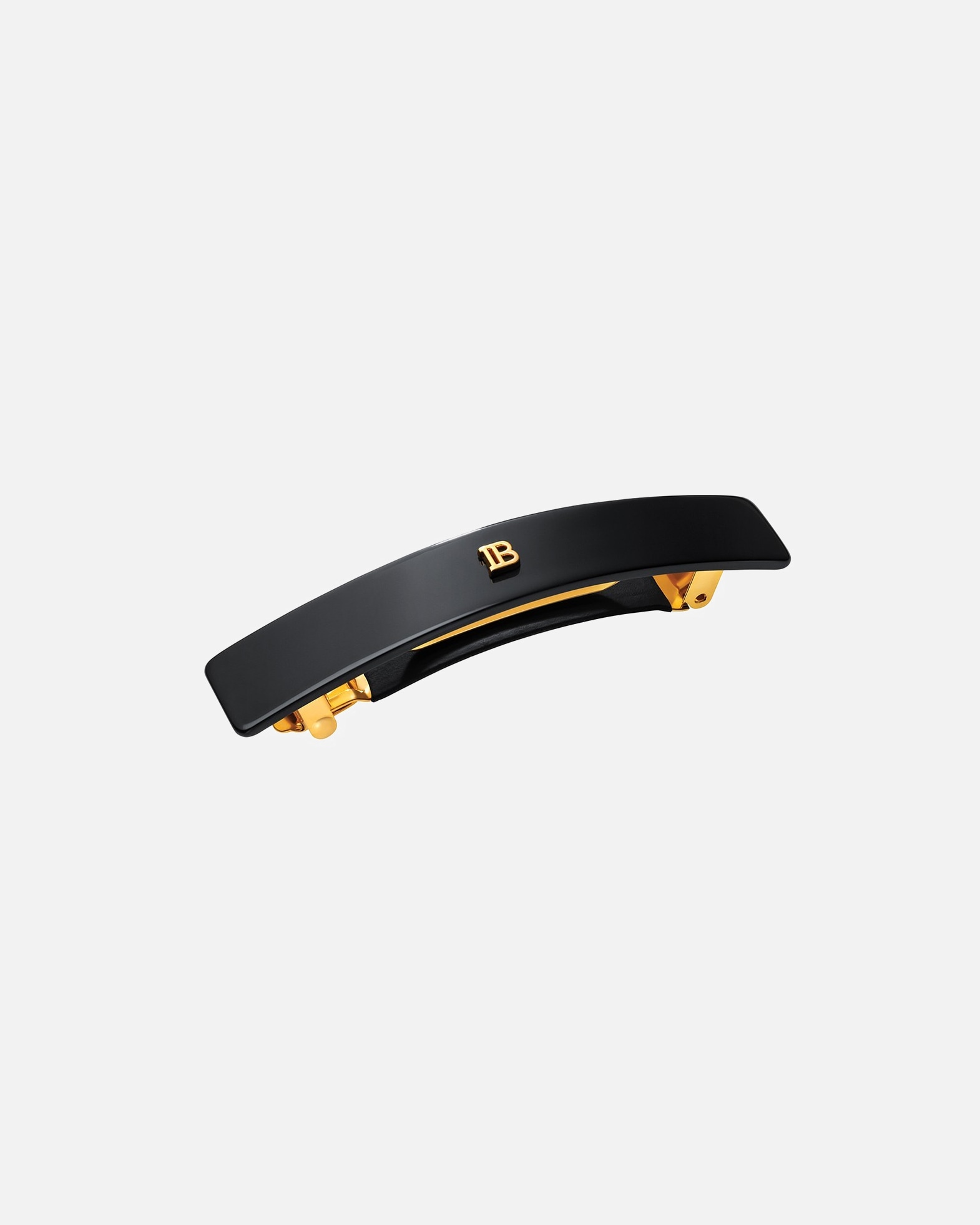 Pinza de pelo para Unisex Balmain Hair Couture HC Cellulose Acetate Barrette pour Cheveux Medium Black HC Cellulose Acetate Barrette pour Cheveux Medium Black
