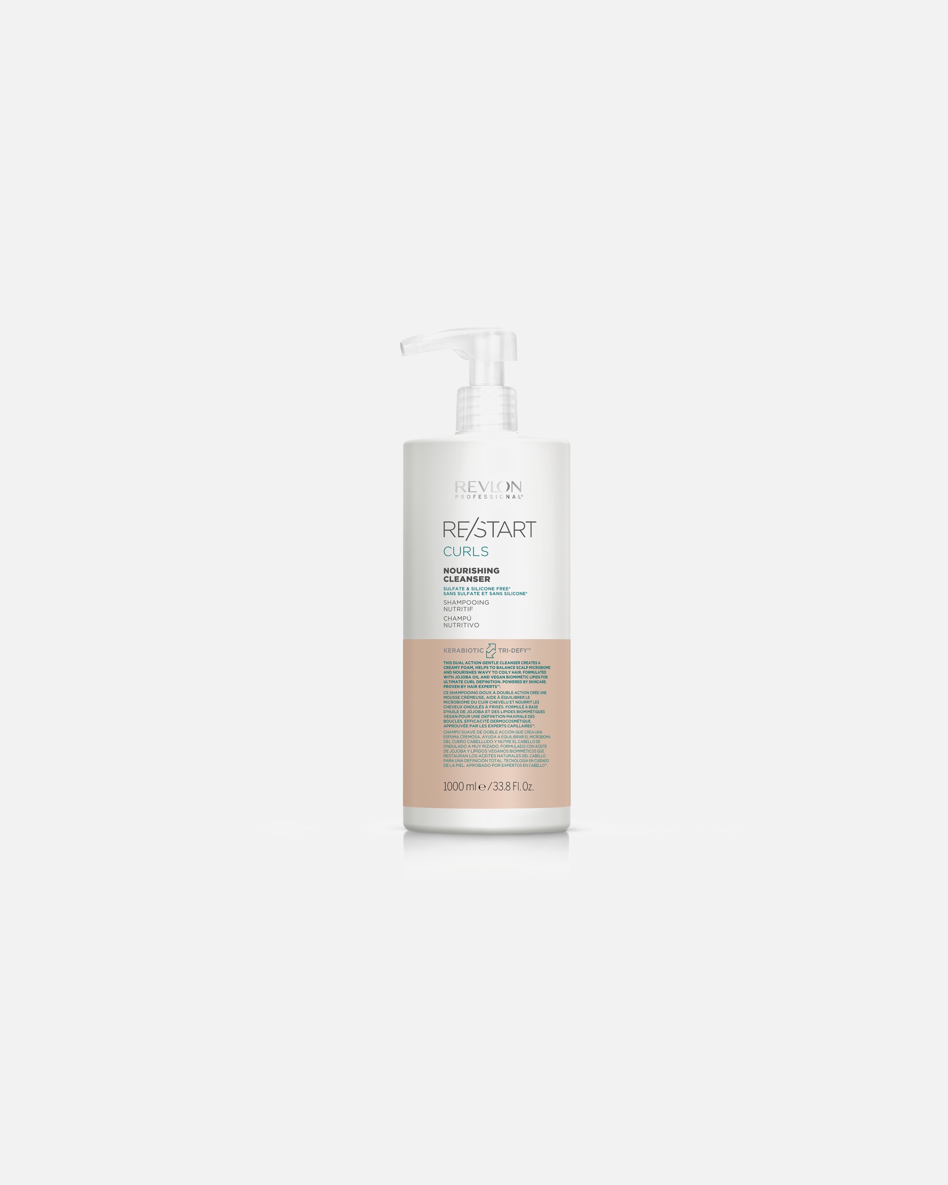 Champú capilar para Unisex Revlon Professional Restart Curls Nourishing 1000 ml