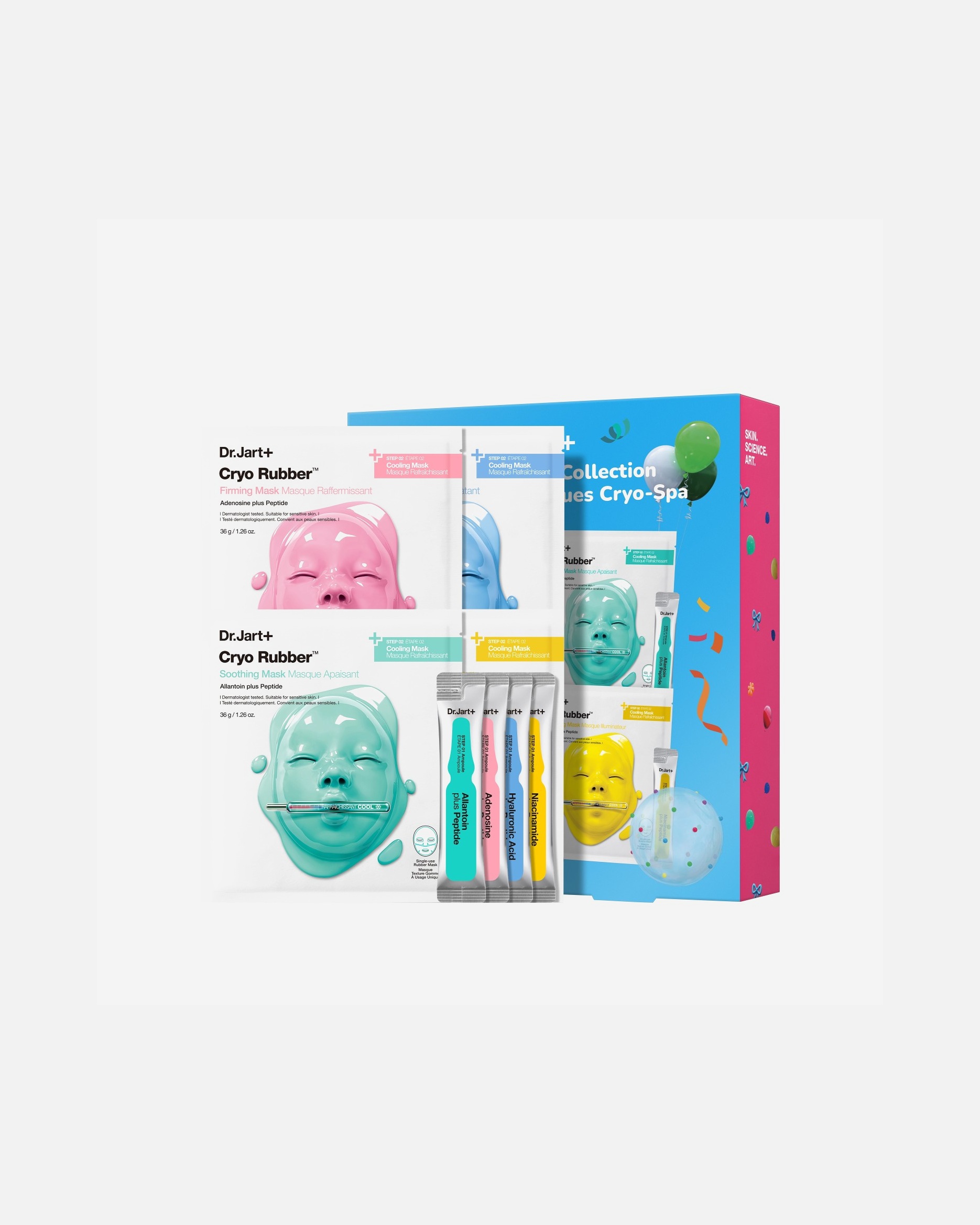 Set de tratamiento facial para Unisex Dr. Jart+ Cryo Rubber Spa Collection Estuche 1 Pieza