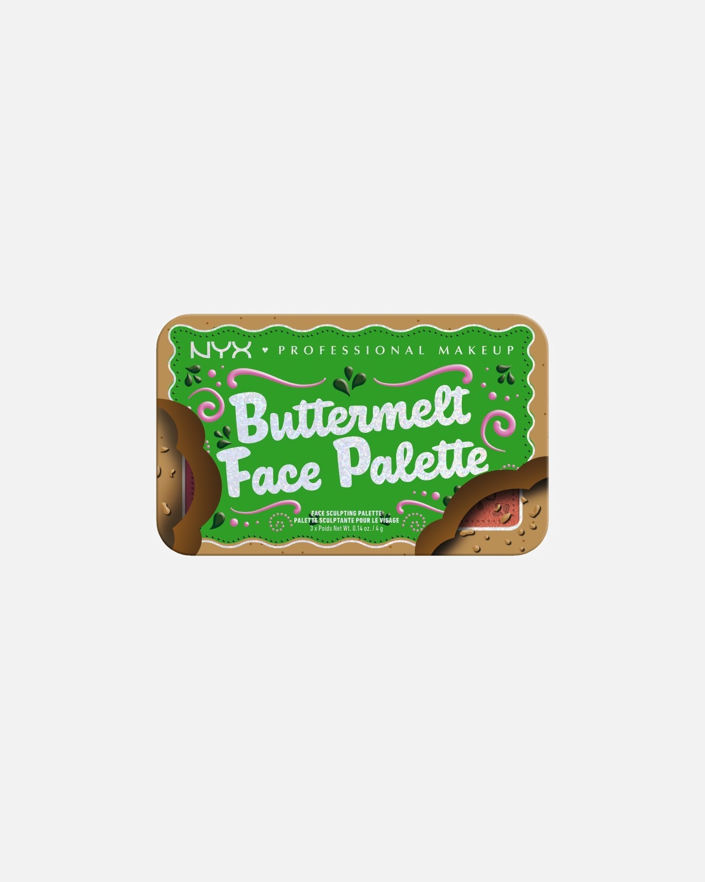 Colorete para Unisex NYX Professional Makeup Holiday Collection Buttermelt Face Palette Dark